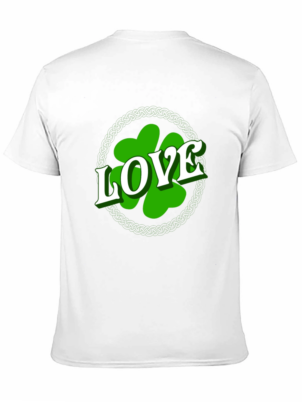St. Patricks Day Love Shamrock Mens T-Shirt