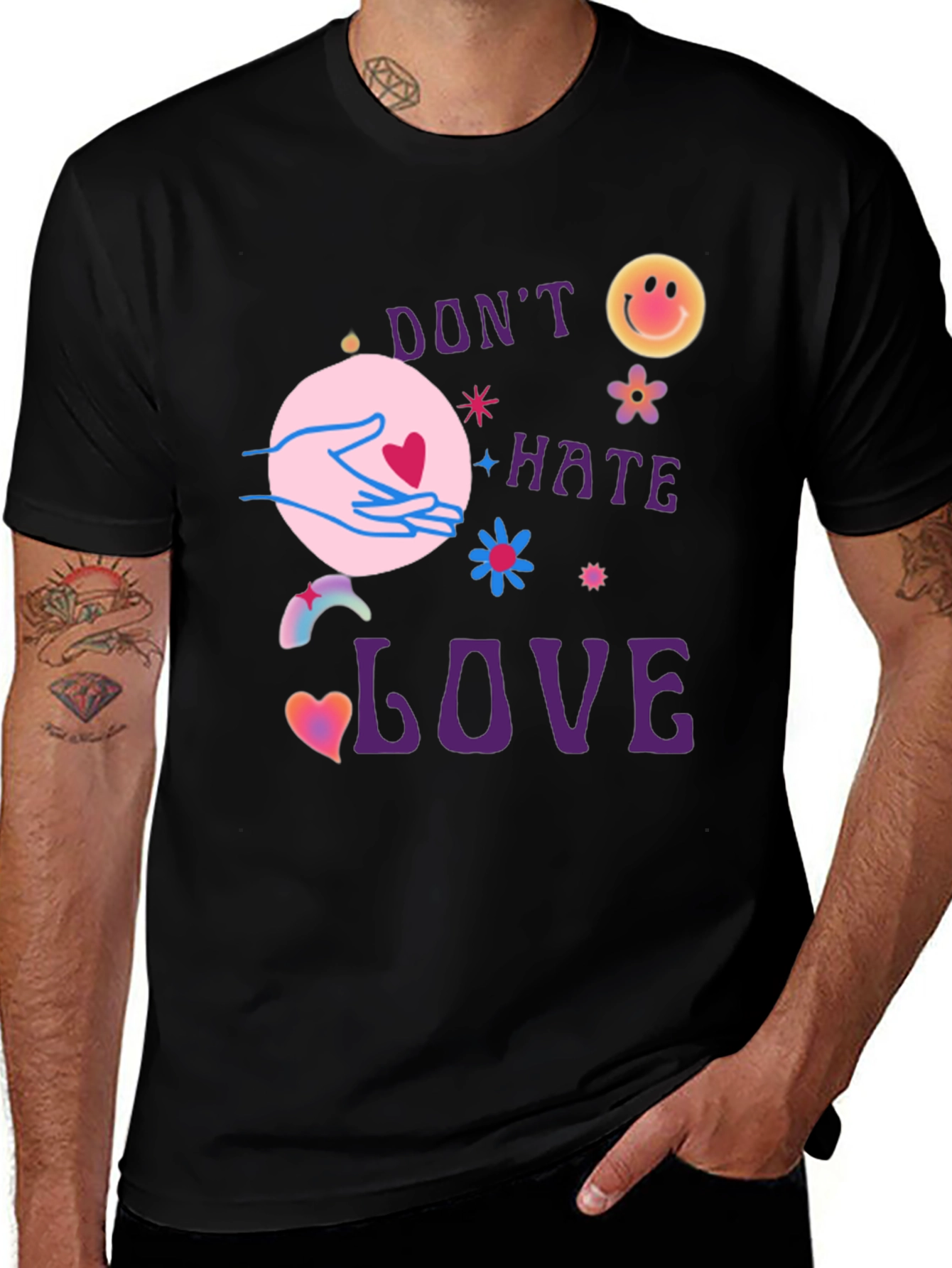 Dont Hate Love T-Shirt