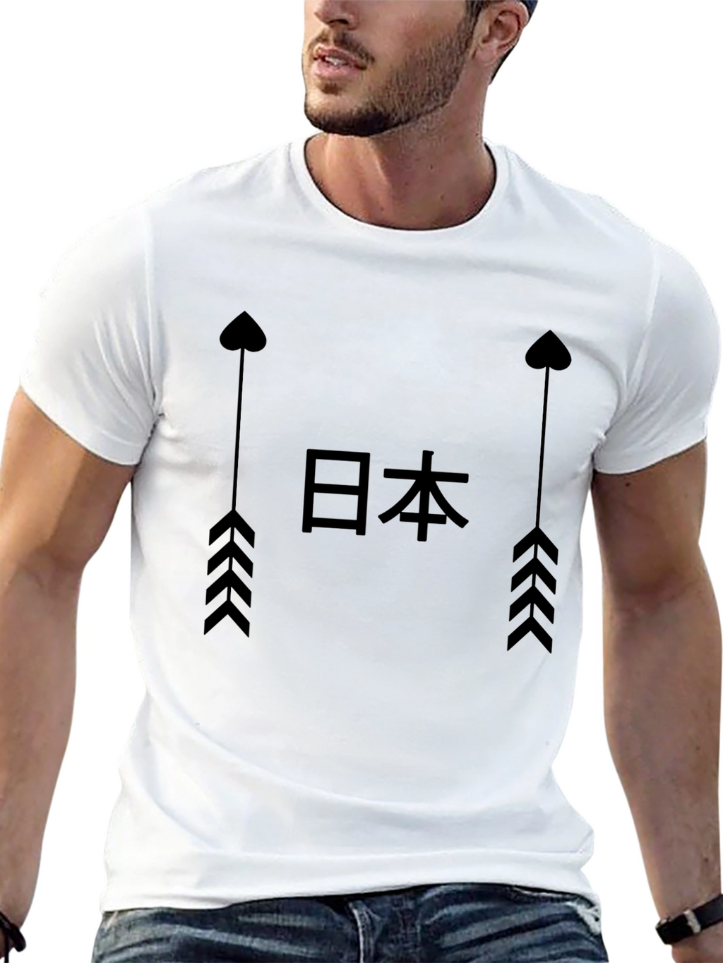 Japanese Arrow Graphic T-Shirt