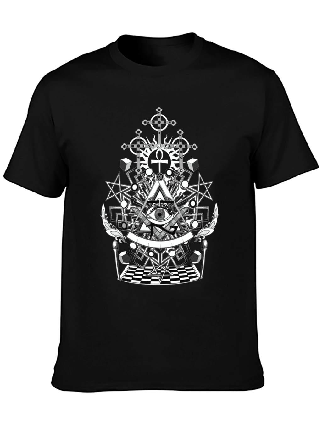 Mystic Eye Graphic Tee - Black T-Shirt
