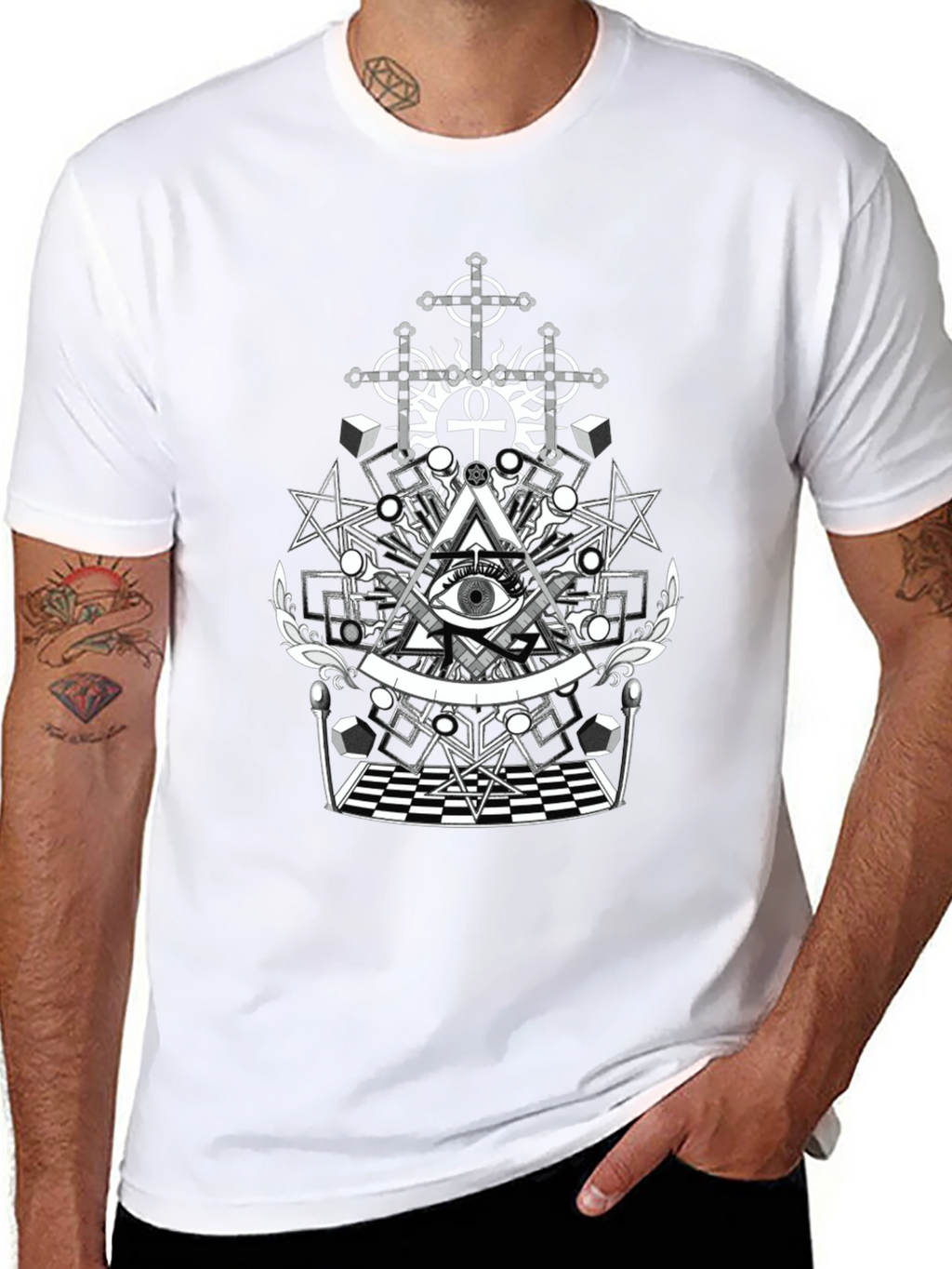 Mystic Eye Graphic Tee - Black T-Shirt