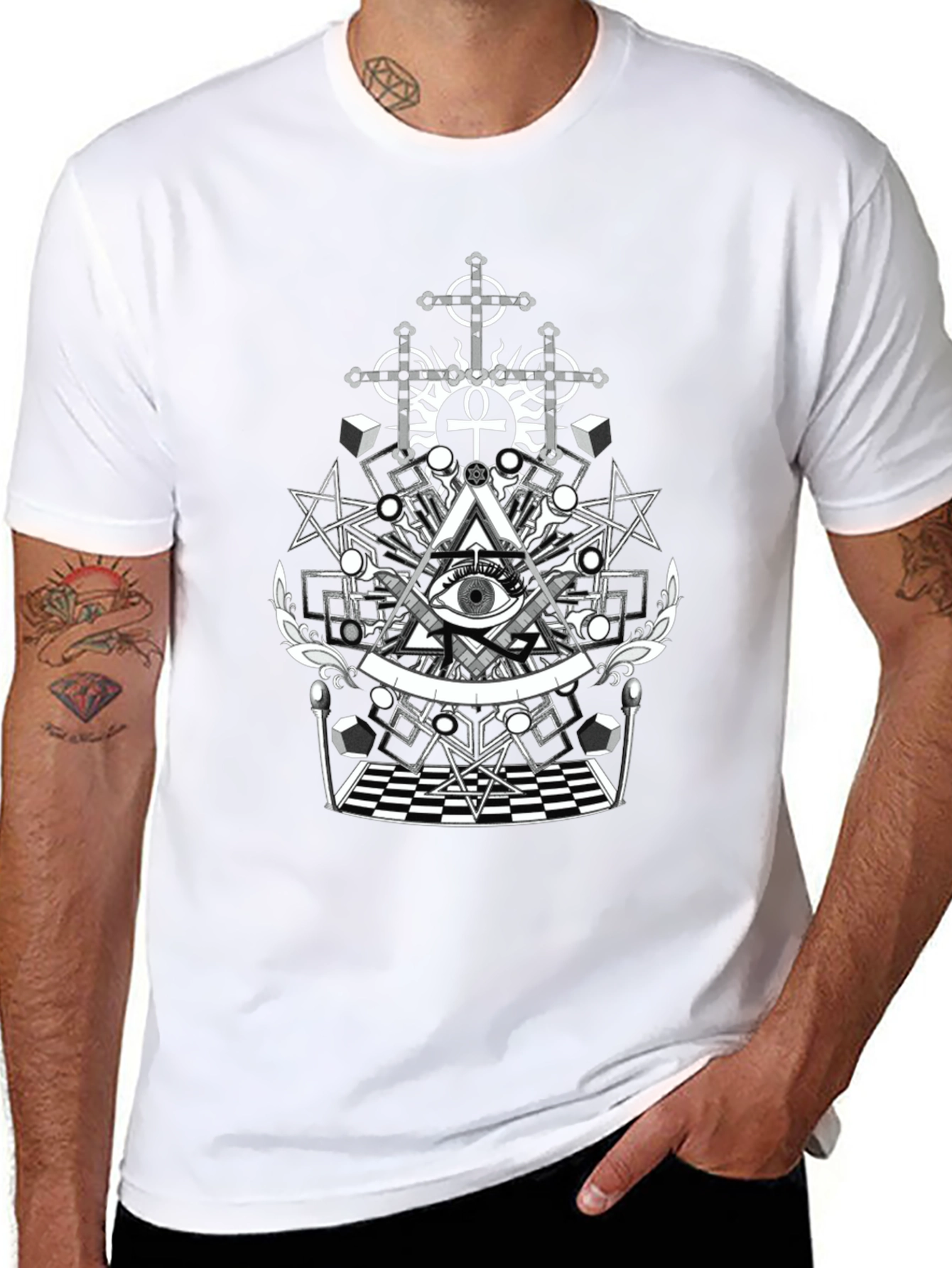 Mystic Eye Graphic Tee - Black T-Shirt