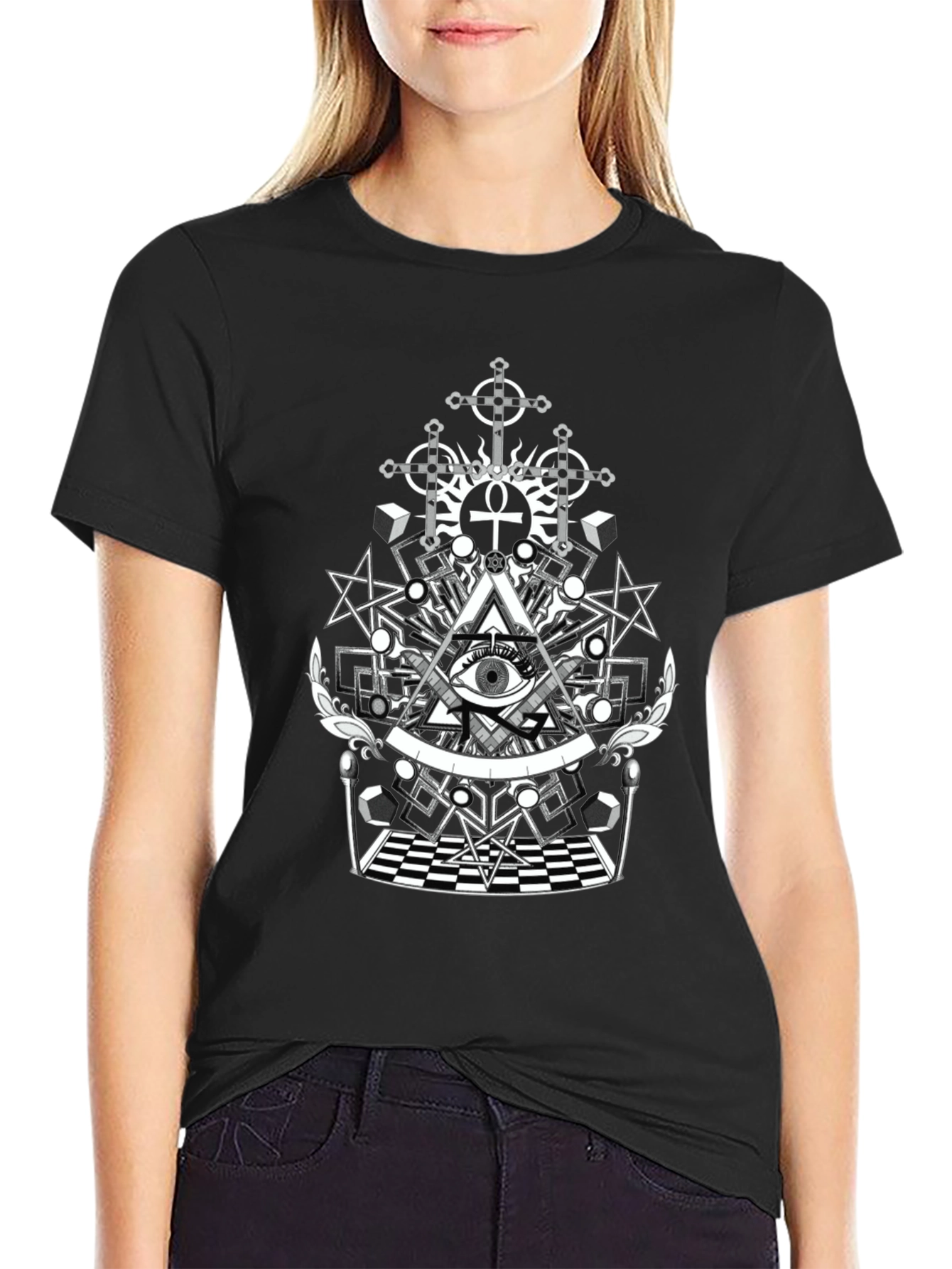Mystic Eye Graphic Tee - Black T-Shirt