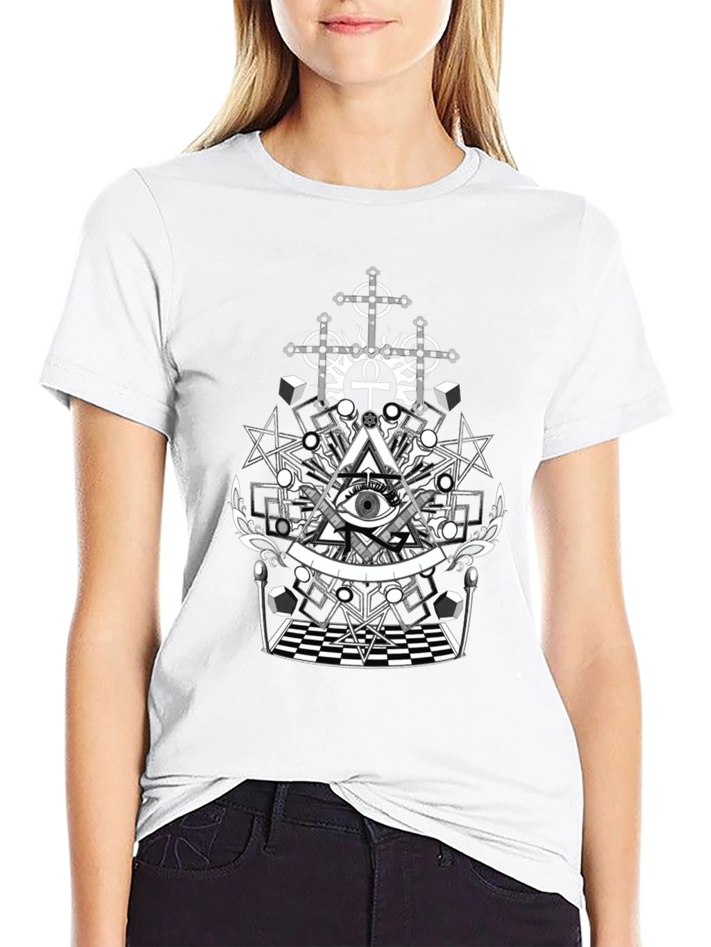 Mystic Eye Graphic Tee - Black T-Shirt