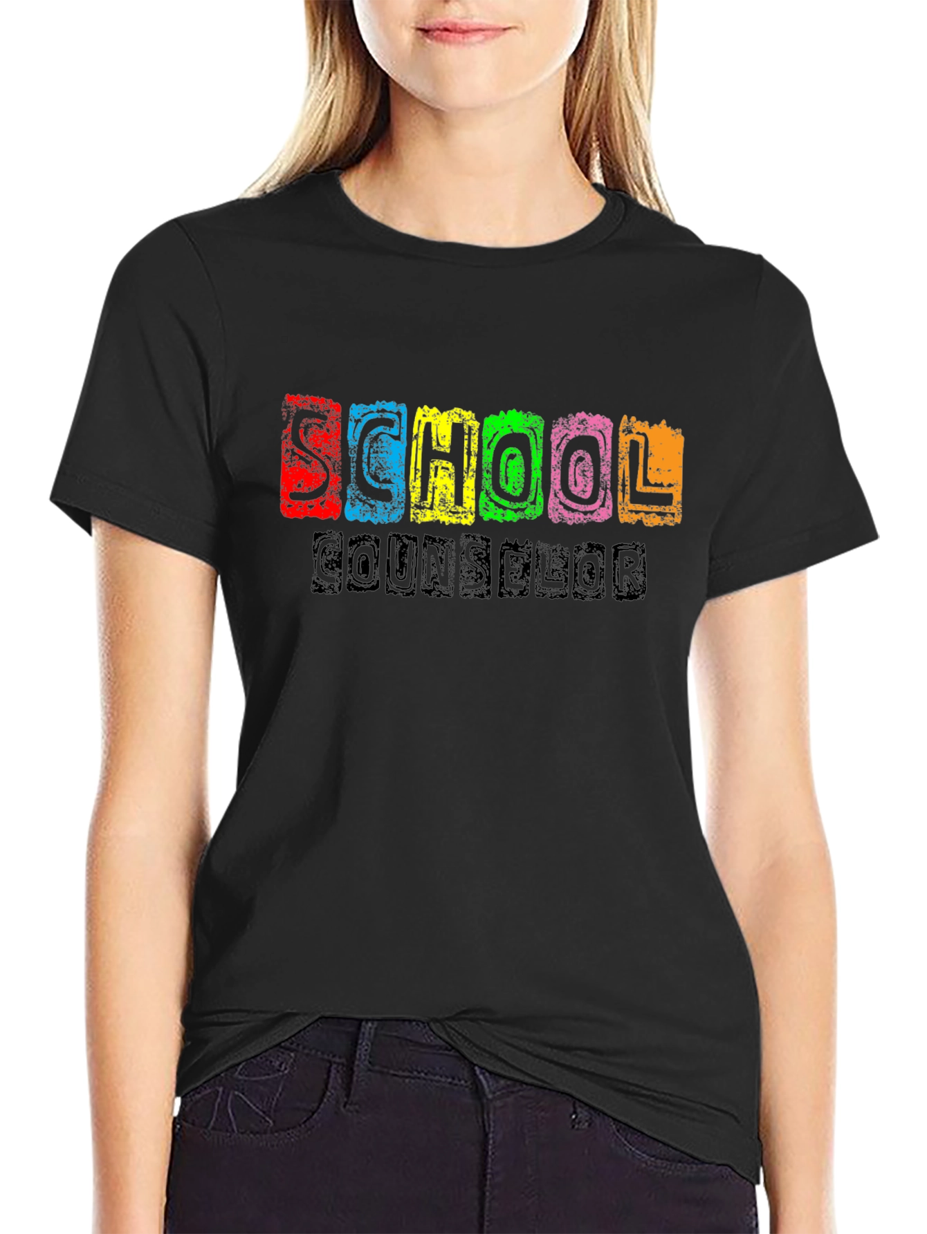 School Counselor T-Shirt - Colorful & Unique Design