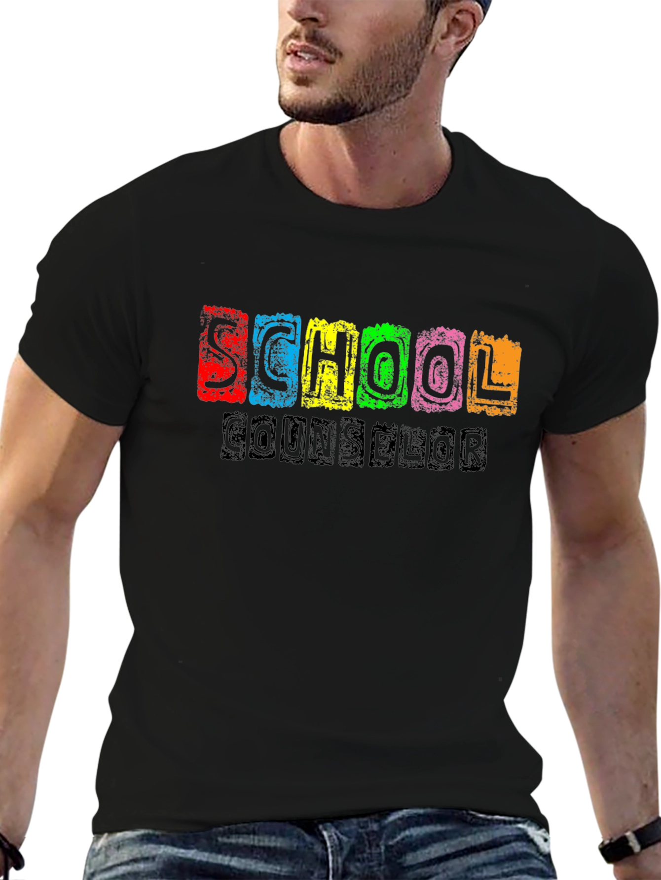 School Counselor T-Shirt - Colorful & Unique Design