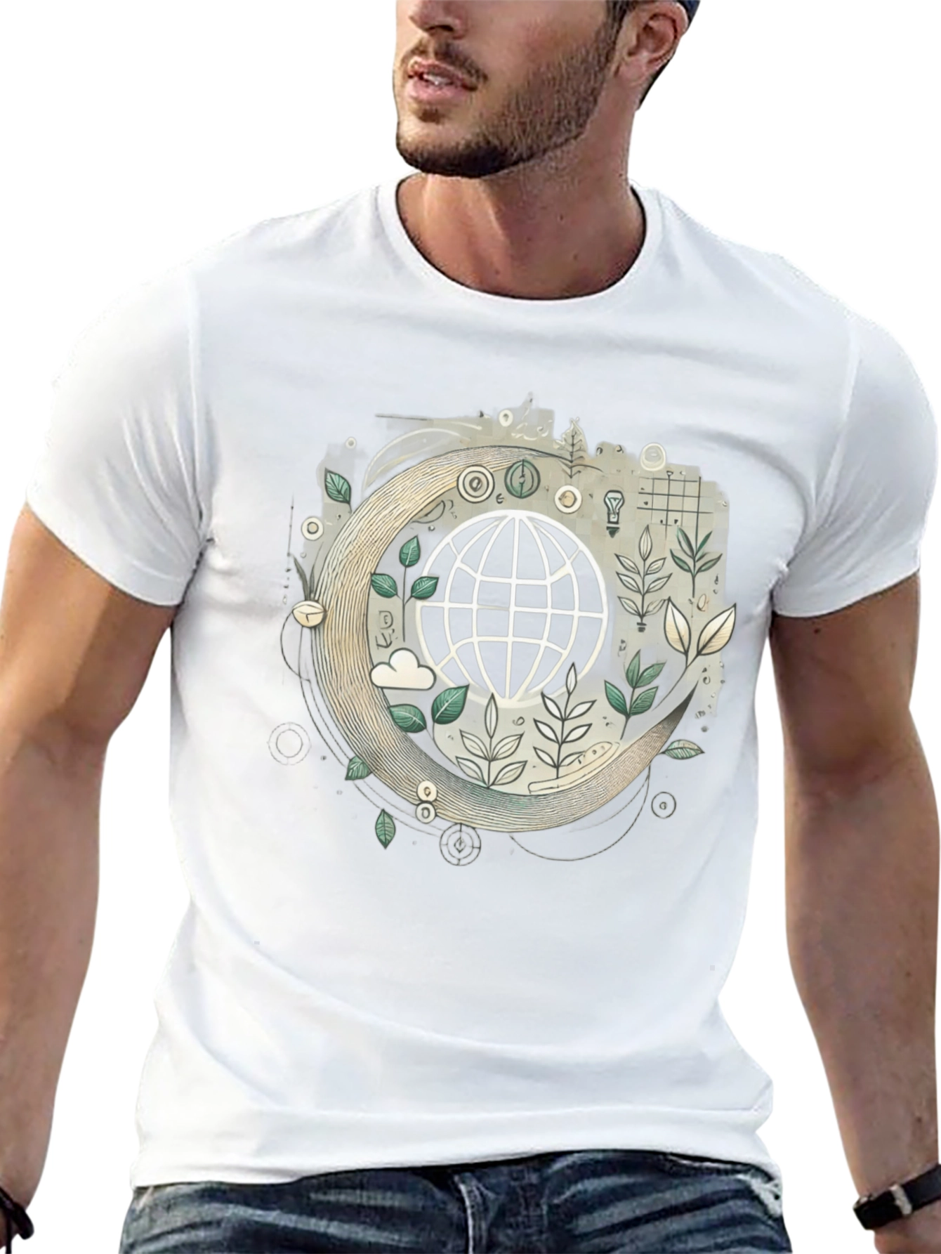 Eco Earth Graphic T-Shirt - Sustainable Style