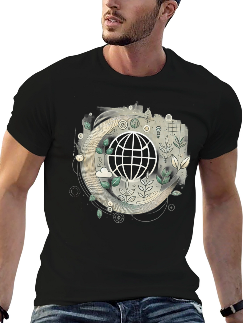 Eco Earth Graphic T-Shirt - Sustainable Style
