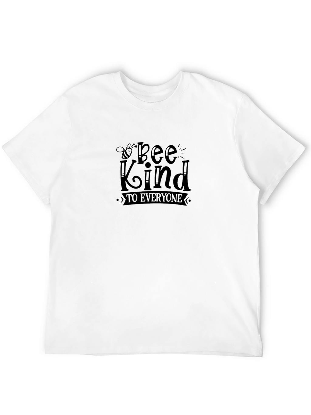 Bee Kind to Everyone Black Graphic Tee