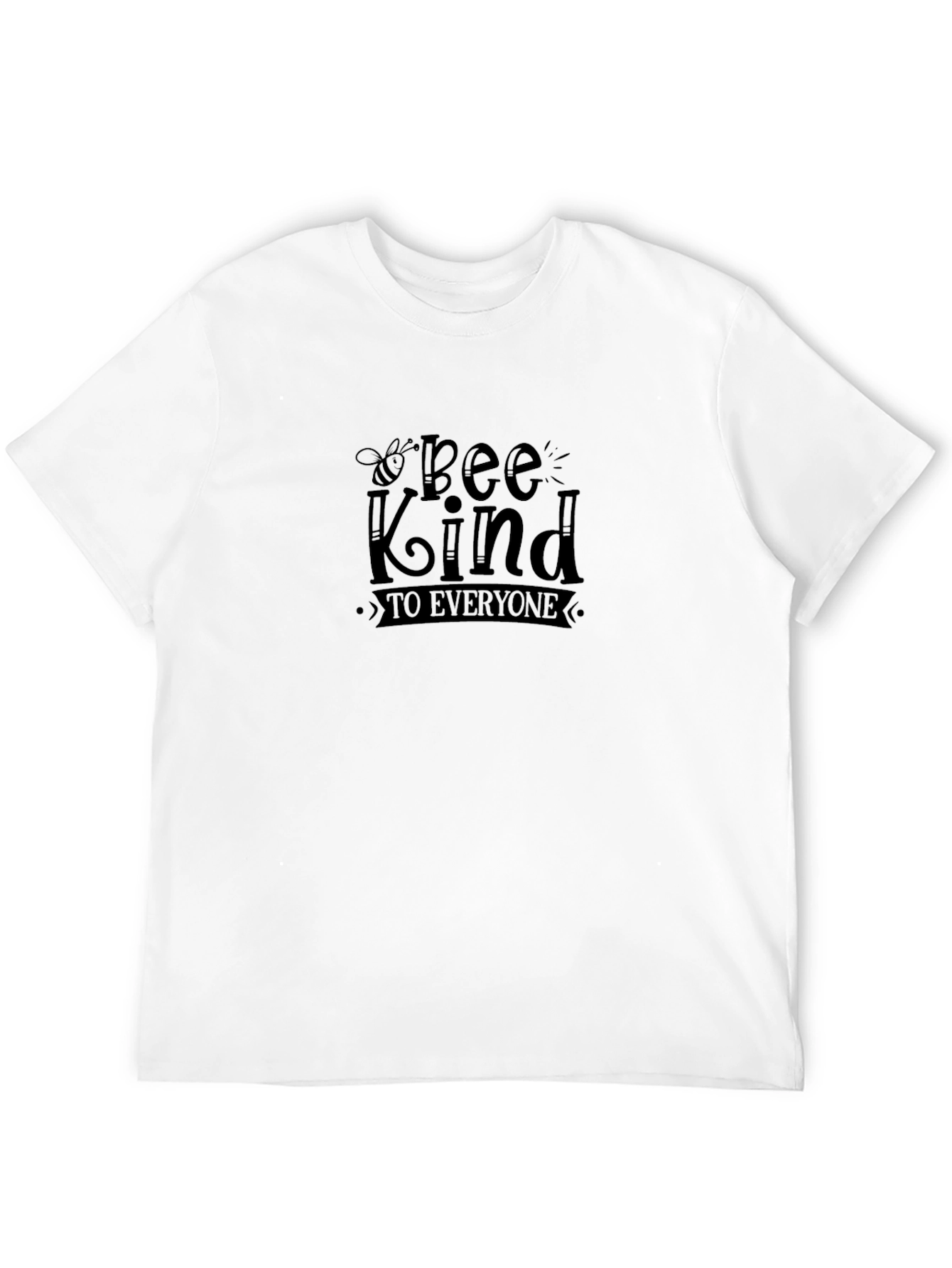 Bee Kind to Everyone Black Graphic Tee