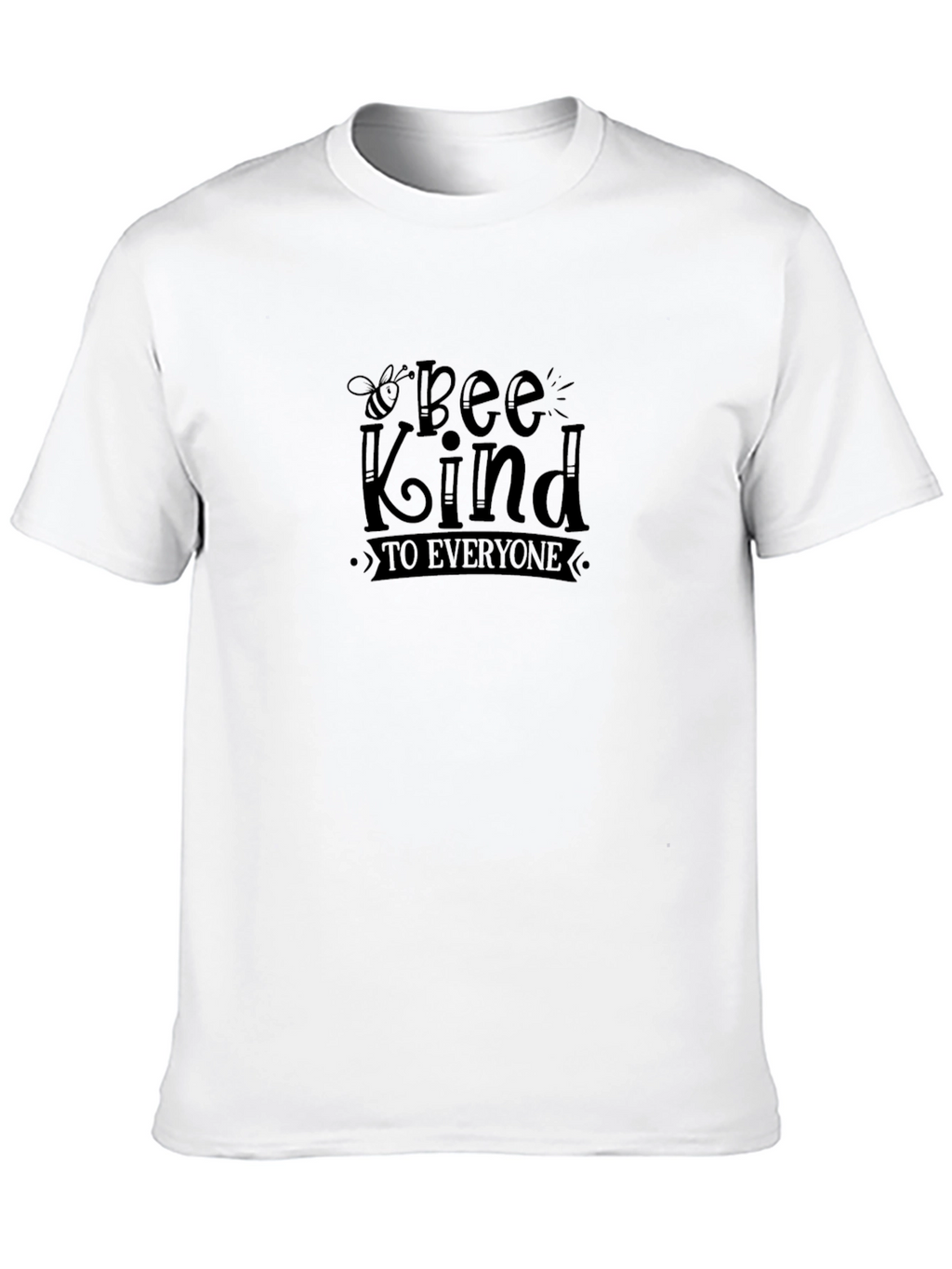 Bee Kind to Everyone Black Graphic Tee