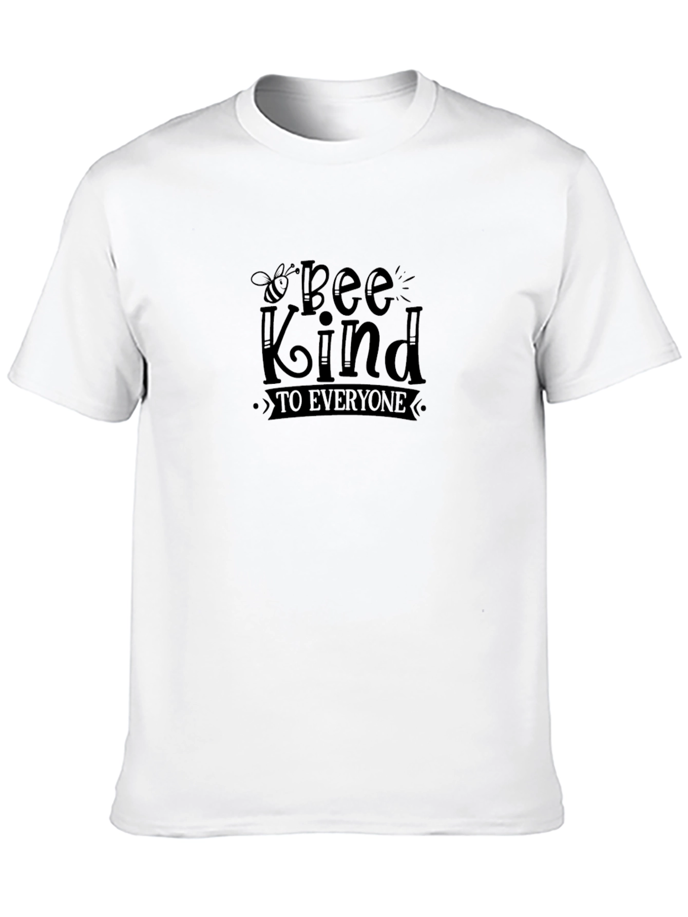 Bee Kind to Everyone Black Graphic Tee