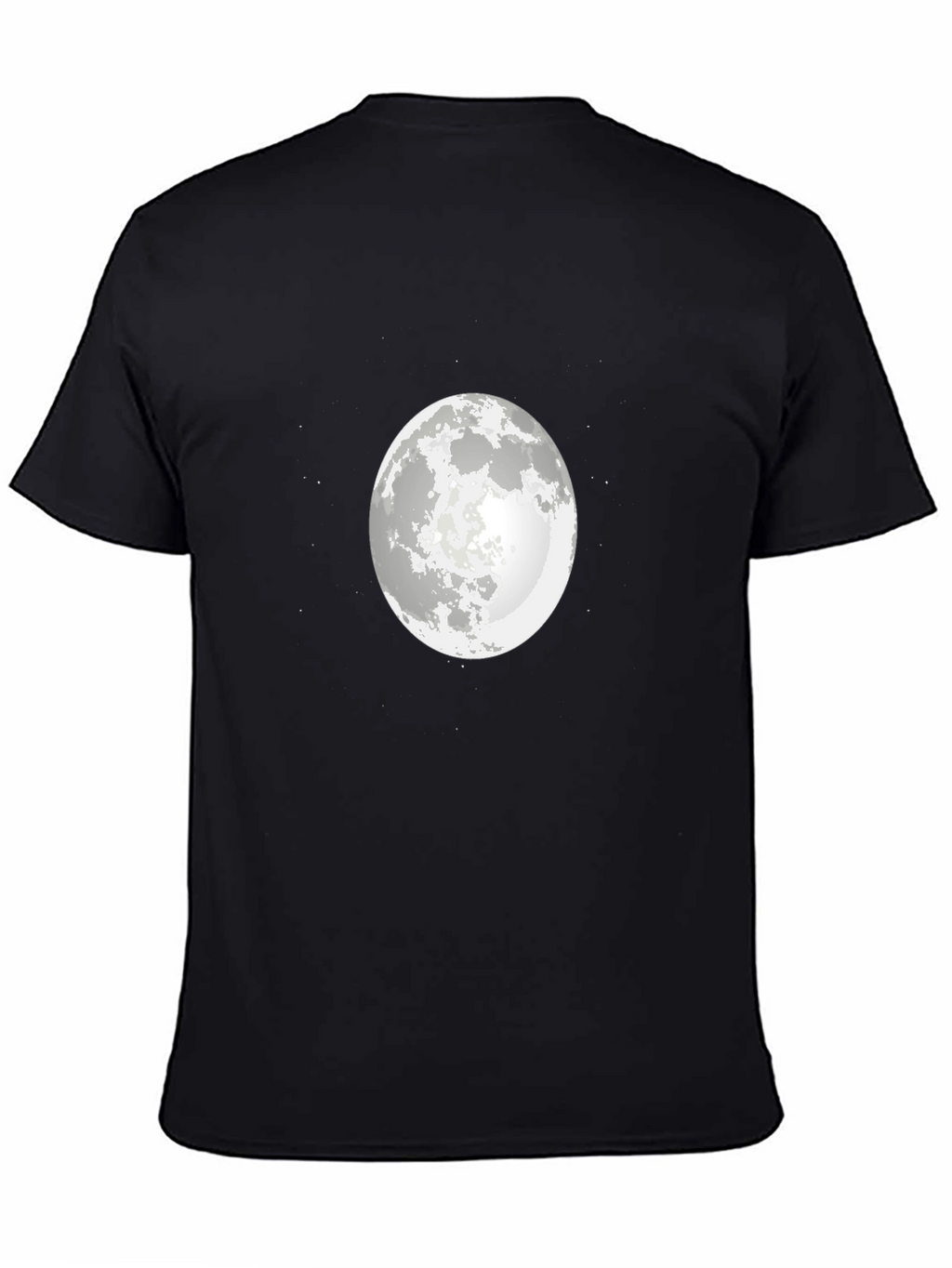 Moon Graphic Black T-Shirt