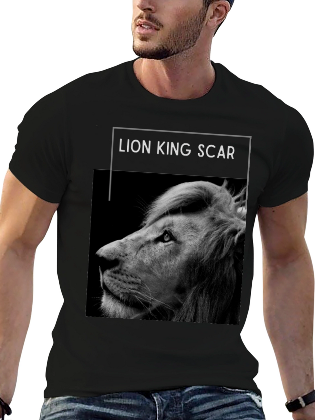 Lion King Scar Black T-Shirt