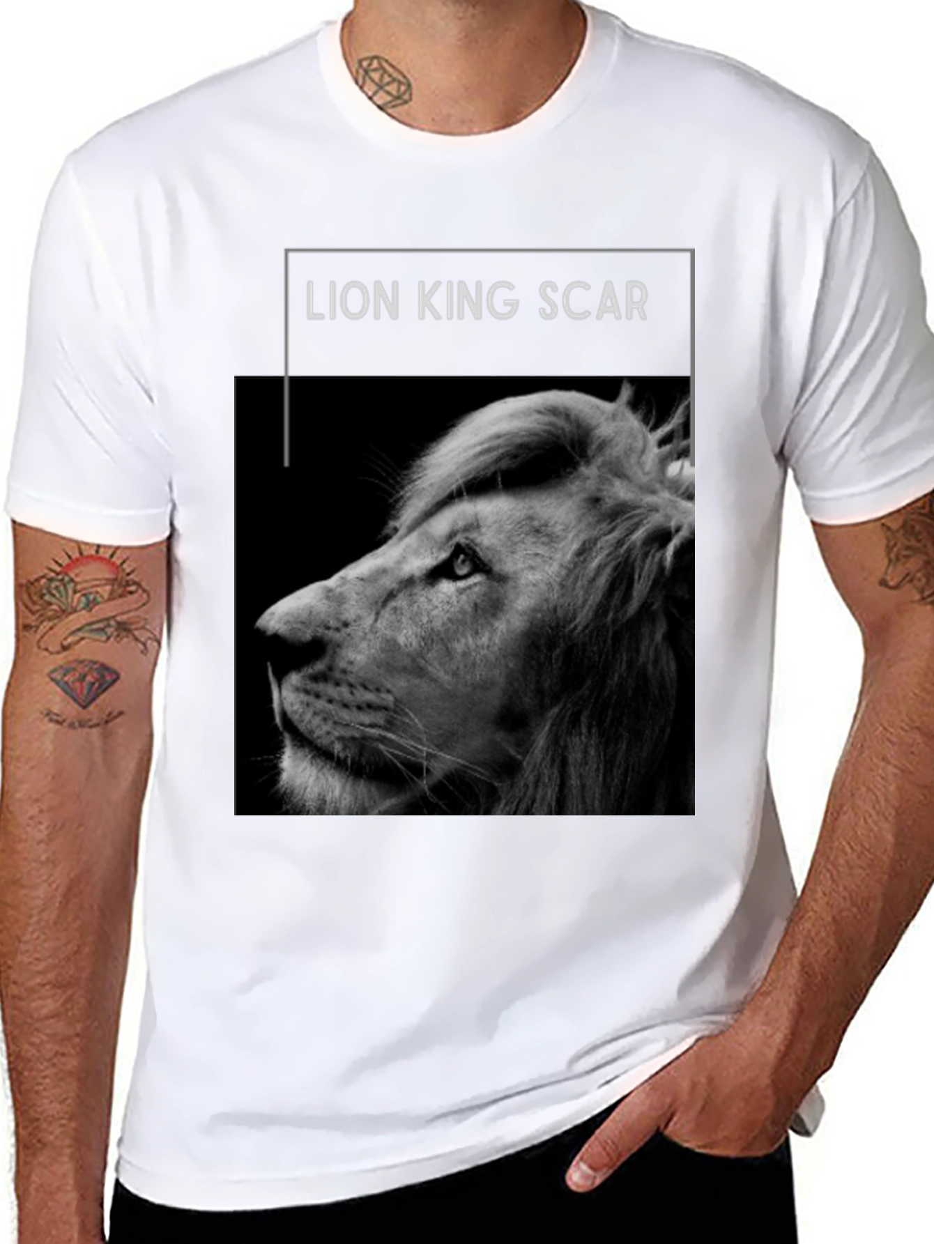 Lion King Scar Black T-Shirt