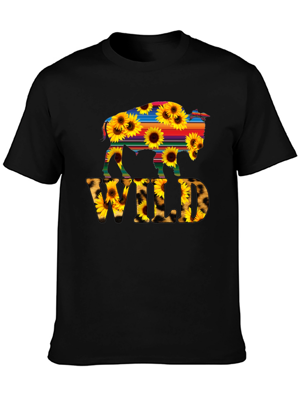 Wild Buffalo Sunflower Graphic Tee