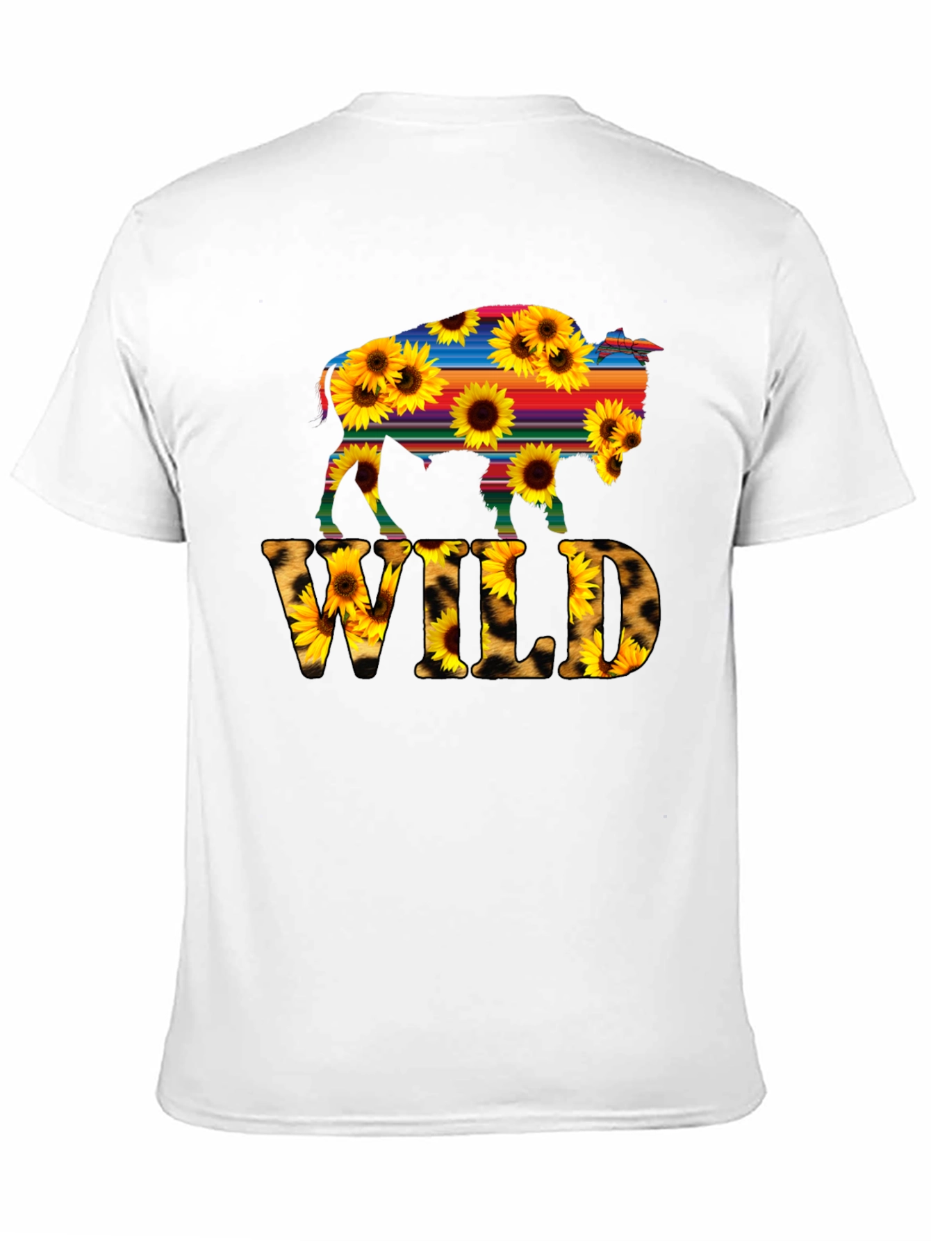 Wild Buffalo Sunflower Graphic Tee