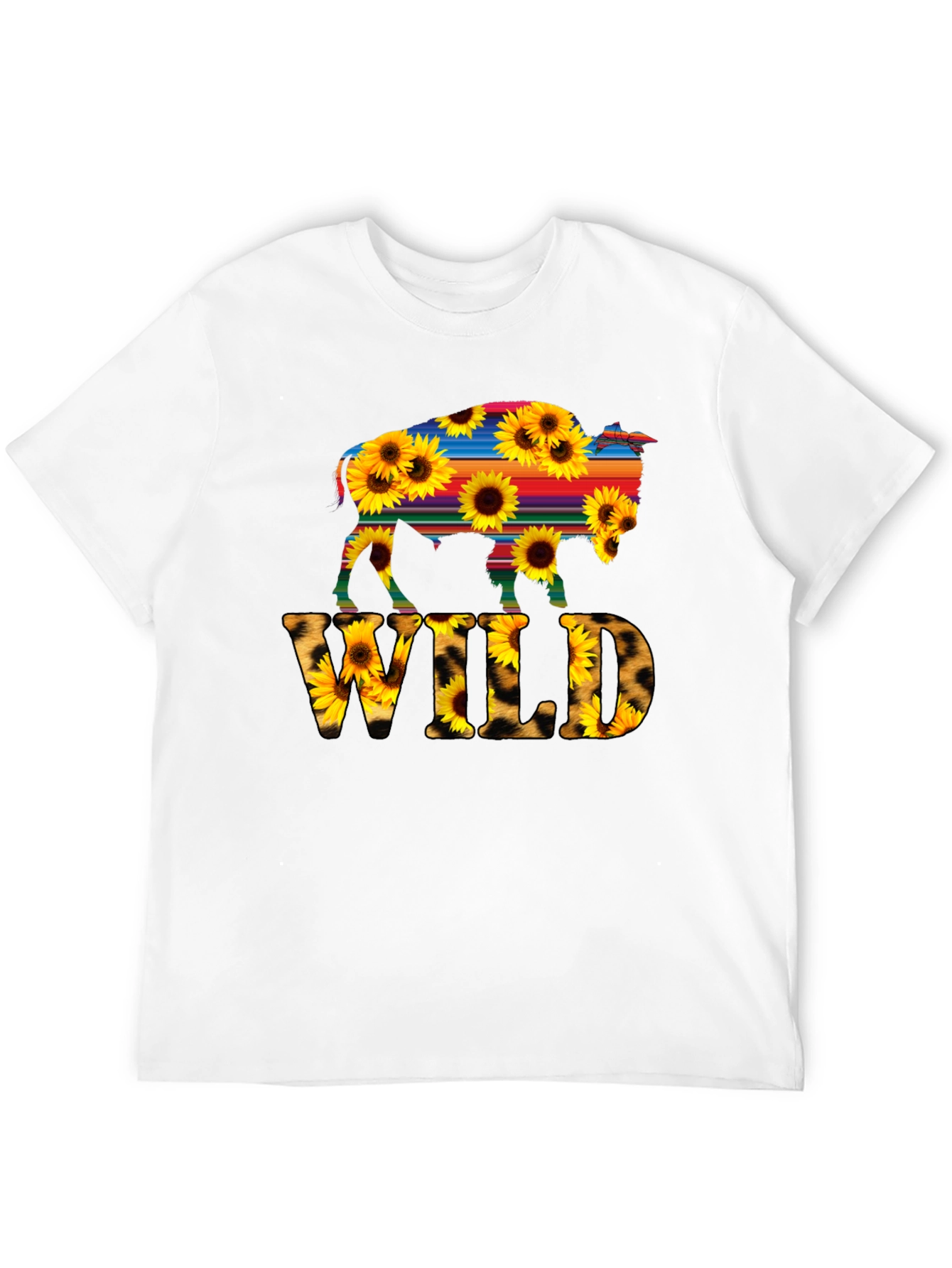 Wild Buffalo Sunflower Graphic Tee