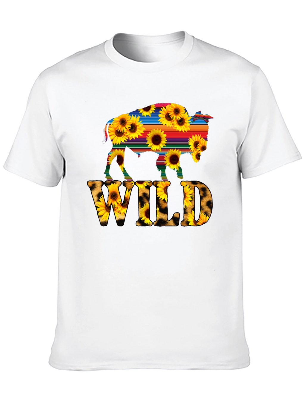 Wild Buffalo Sunflower Graphic Tee