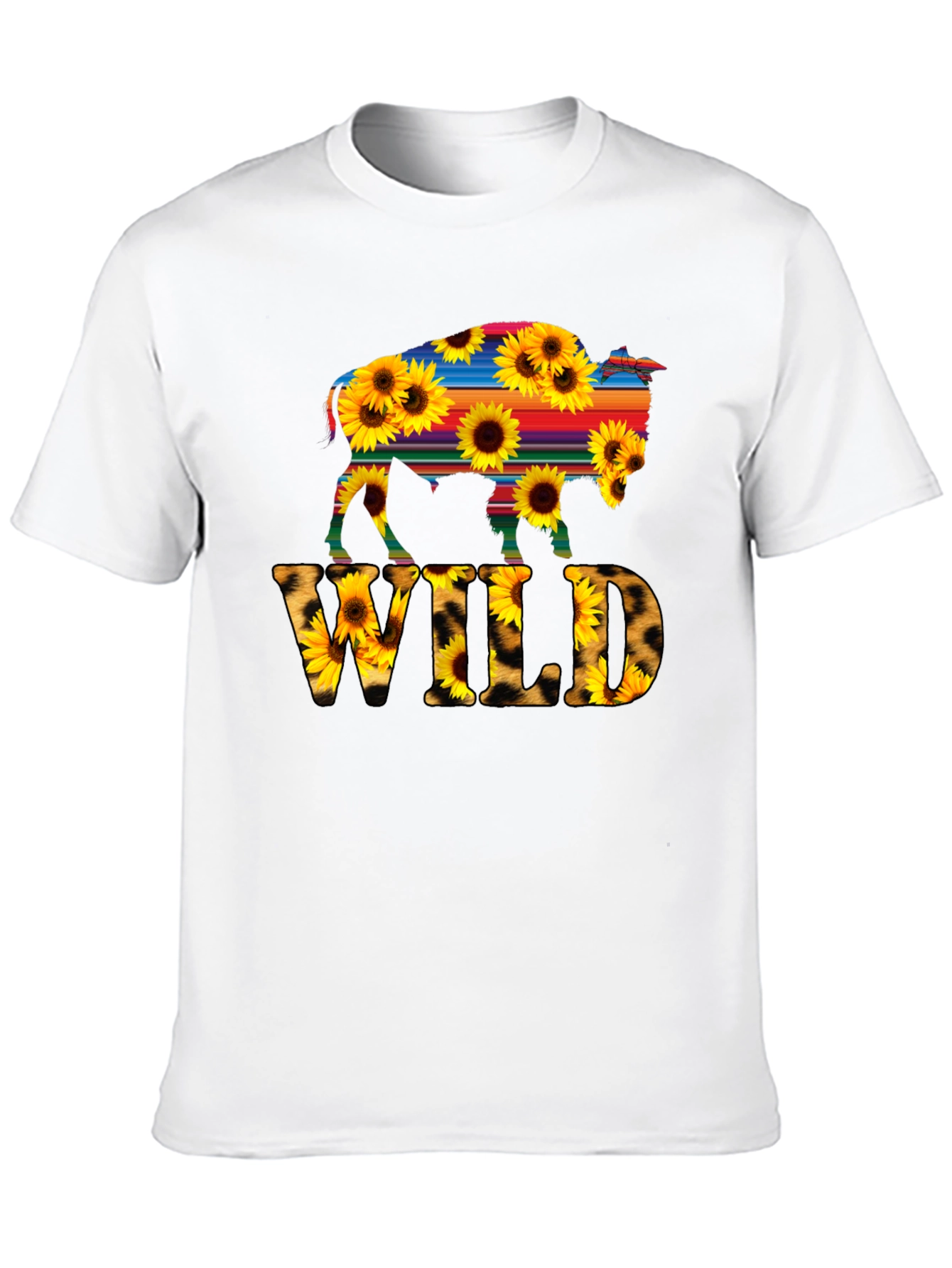 Wild Buffalo Sunflower Graphic Tee