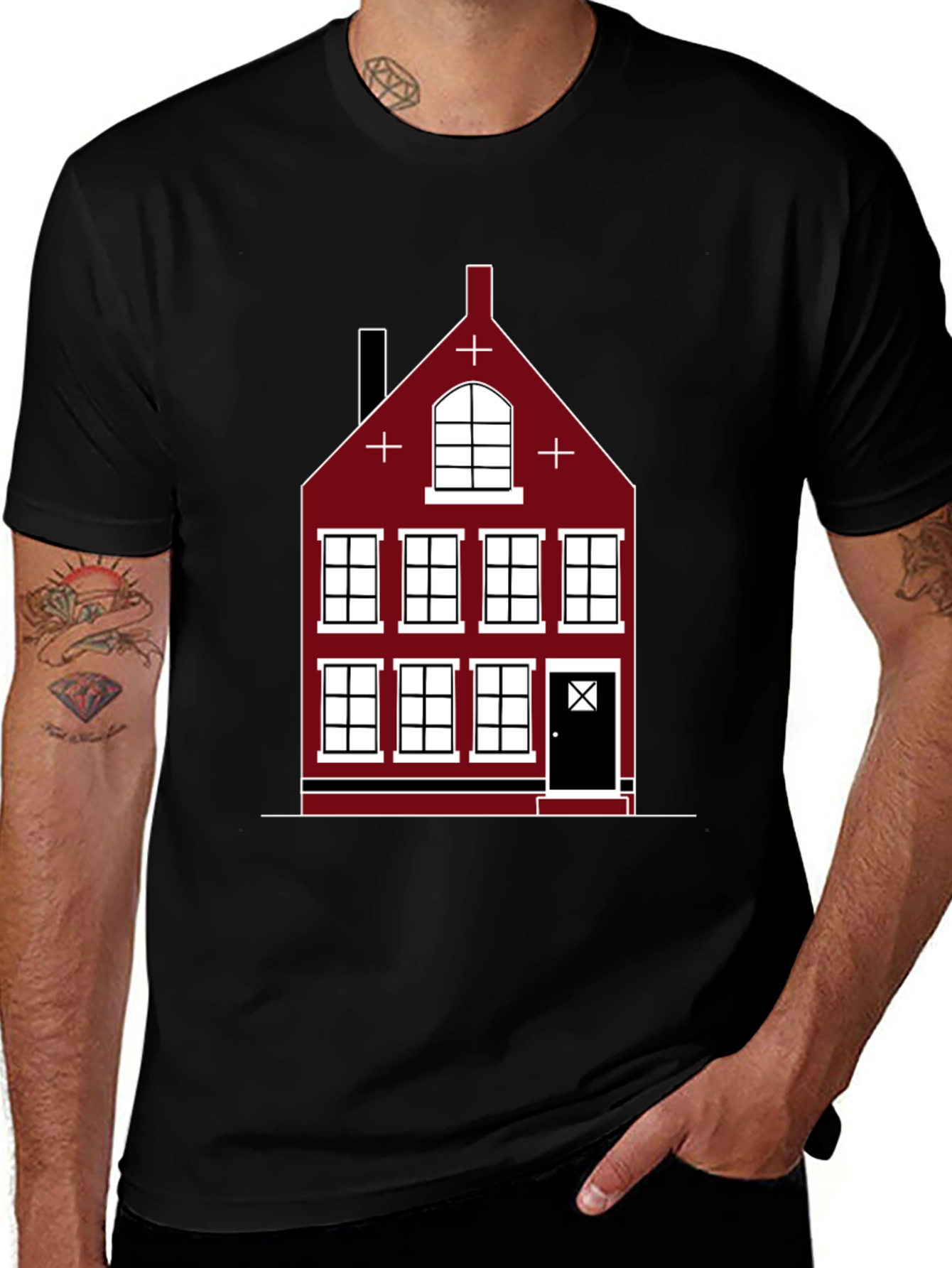 Amsterdam House T-Shirt - Cool Graphic Tee