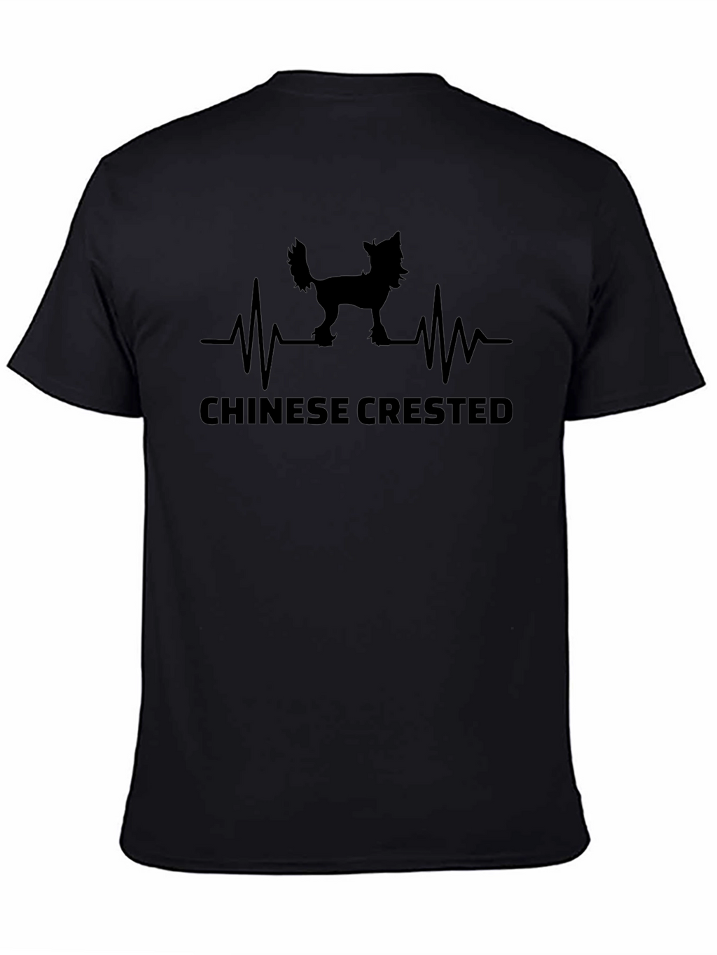 Chinese Crested Dog Heartbeat T-Shirt