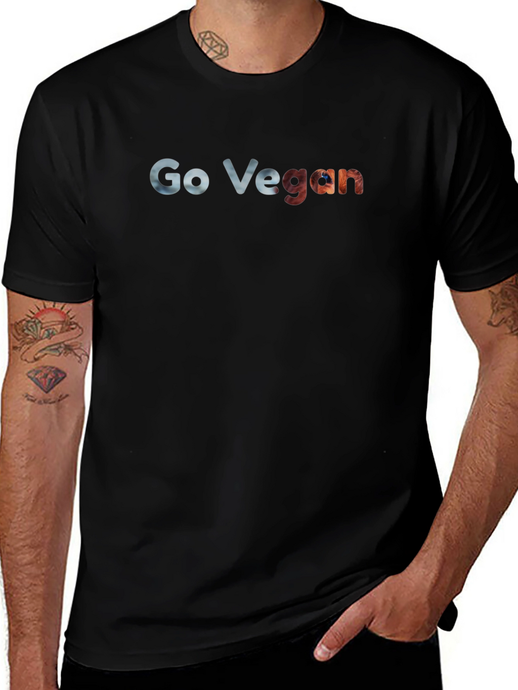Go Vegan T-Shirt - Stylish & Comfortable