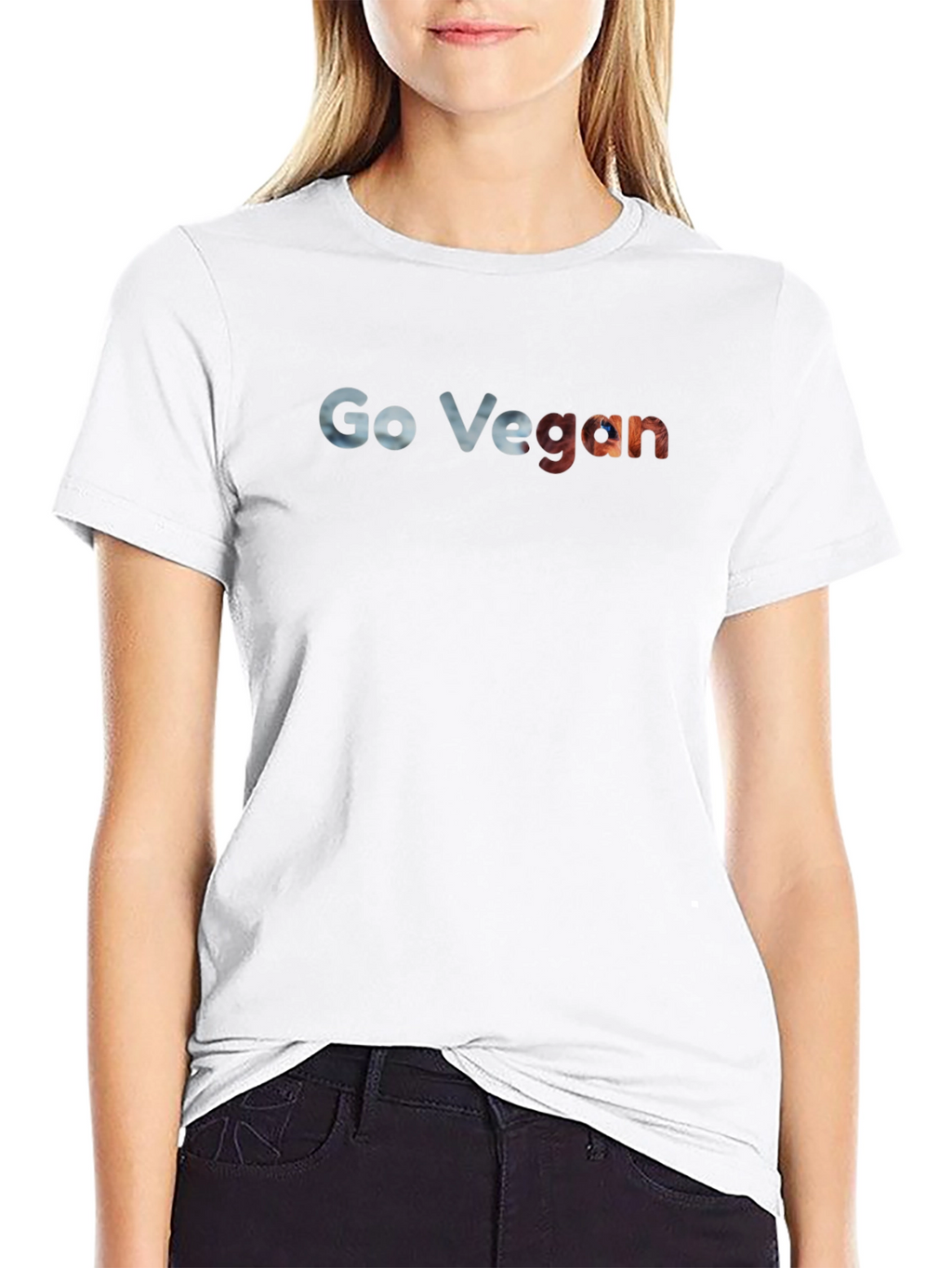 Go Vegan T-Shirt - Stylish & Comfortable