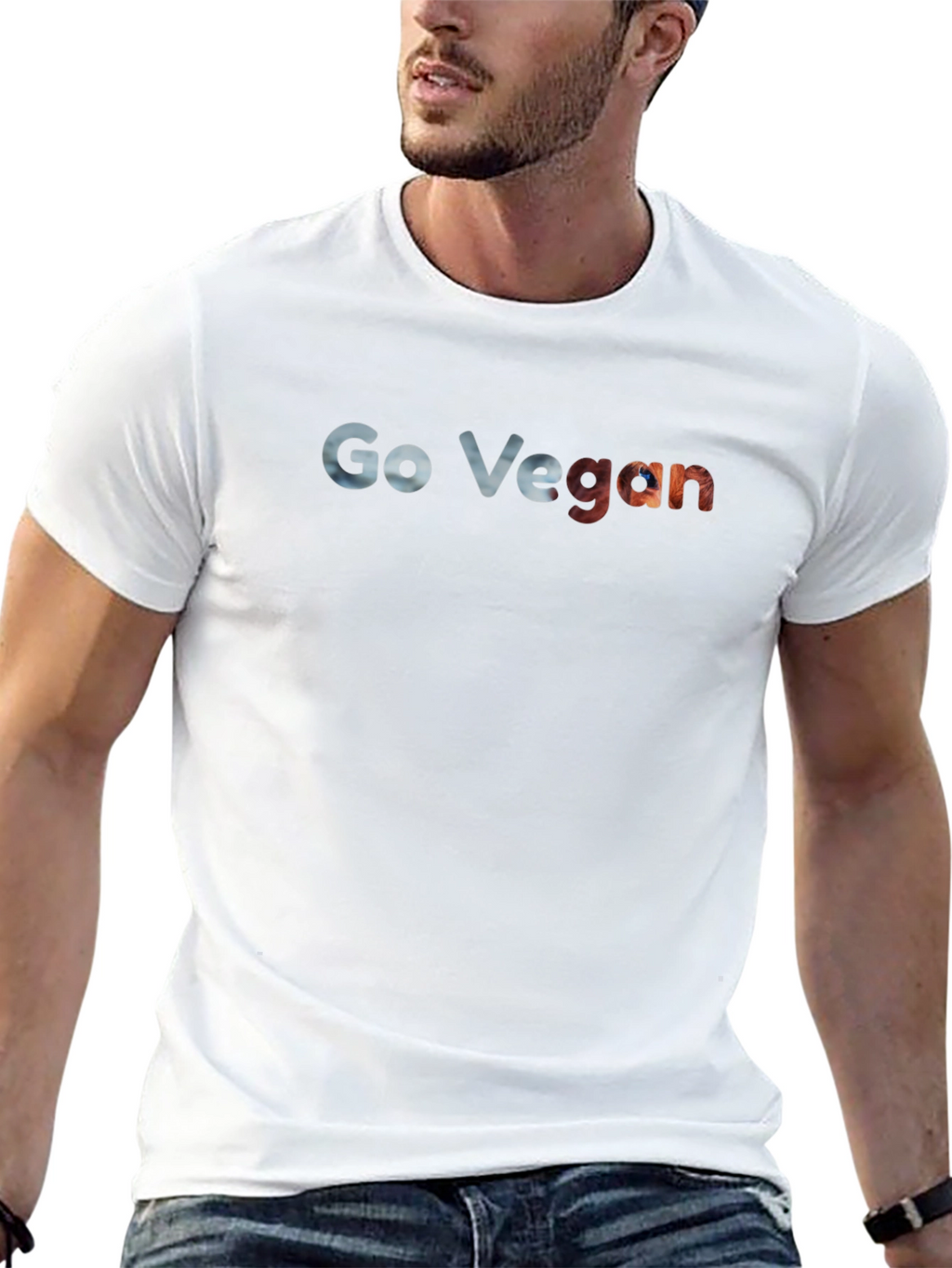 Go Vegan T-Shirt - Stylish & Comfortable