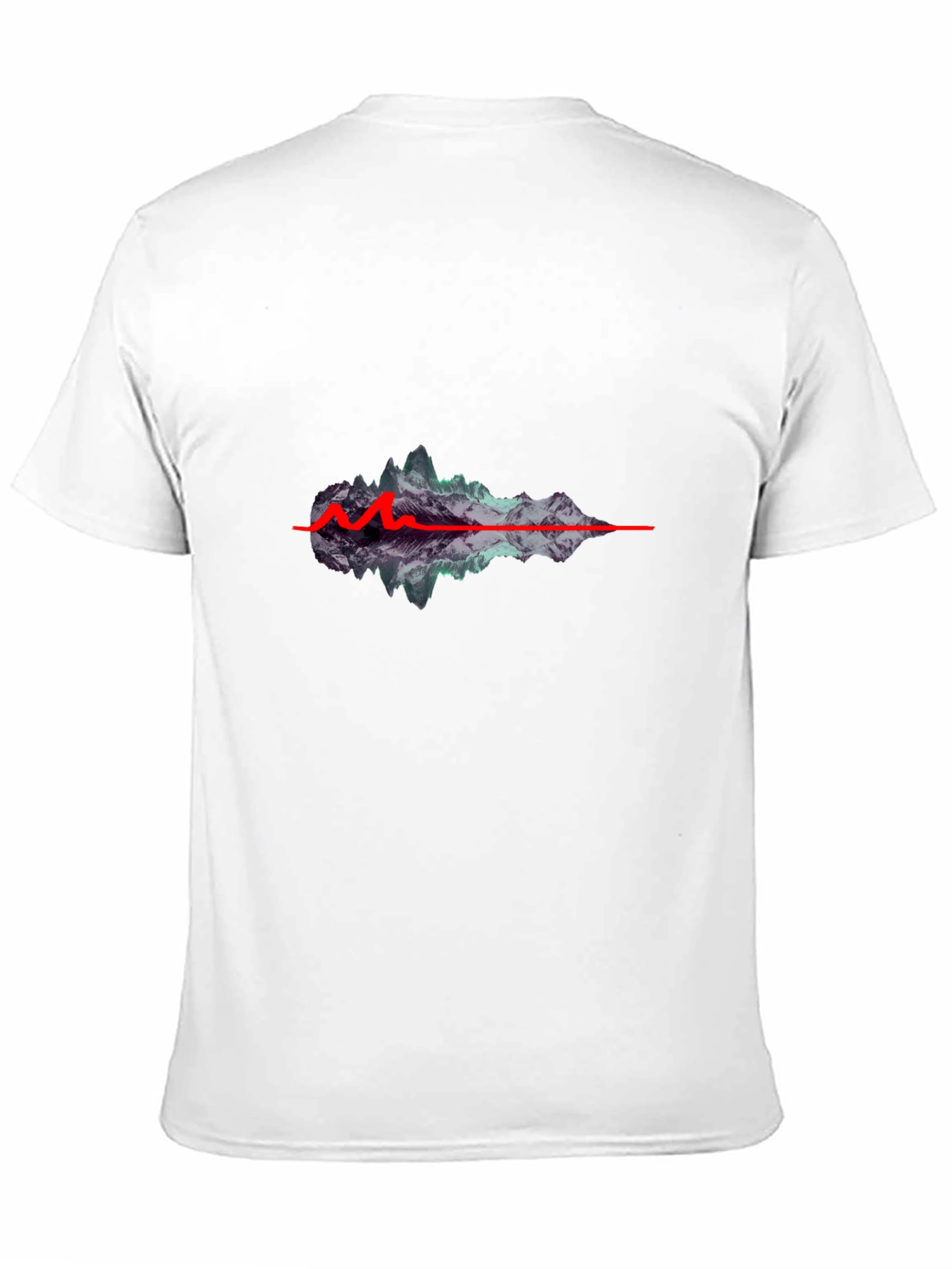 Mountain Wave Graphic Black T-Shirt