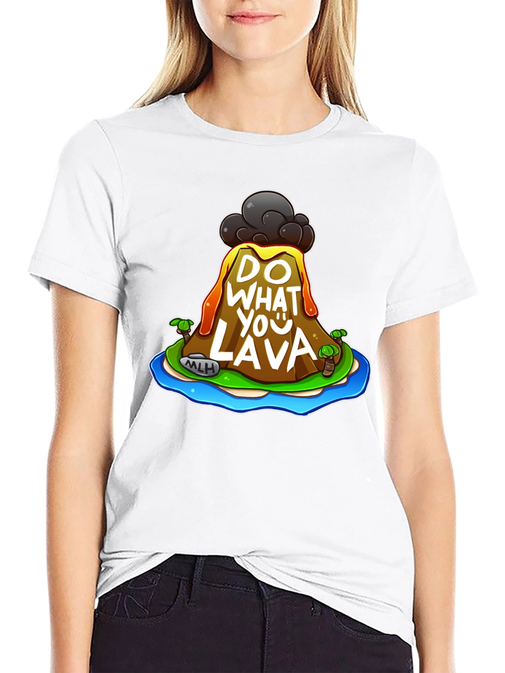 Do What You Lava Graphic T-Shirt - Black