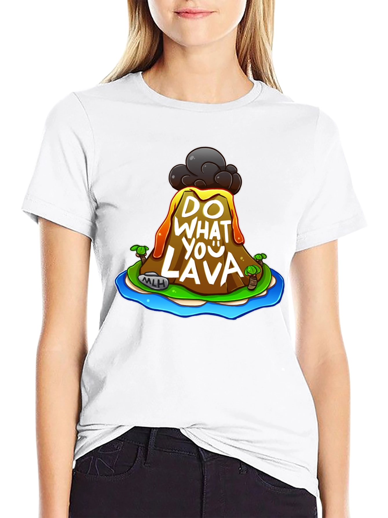 Do What You Lava Graphic T-Shirt - Black