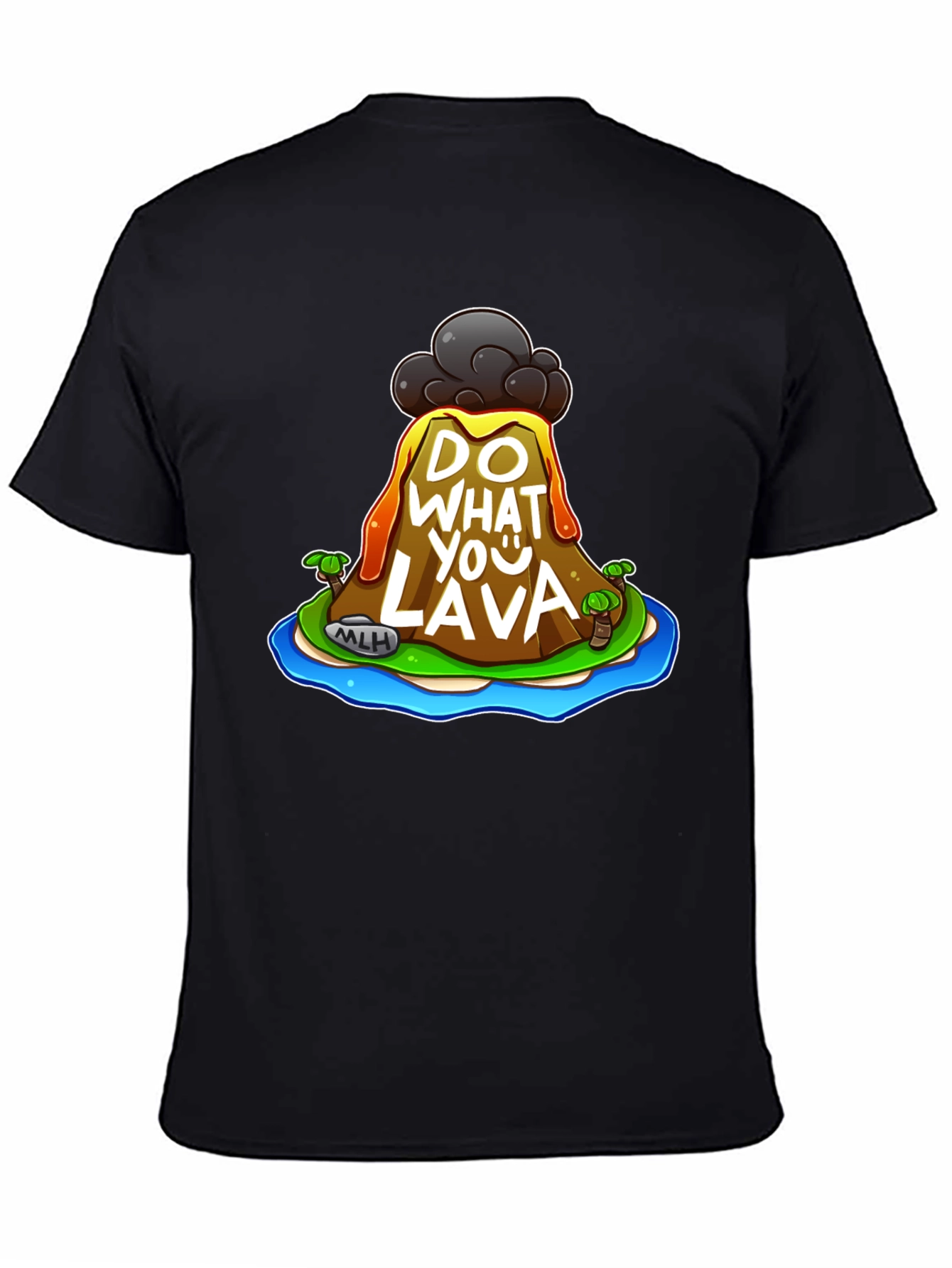 Do What You Lava Graphic T-Shirt - Black