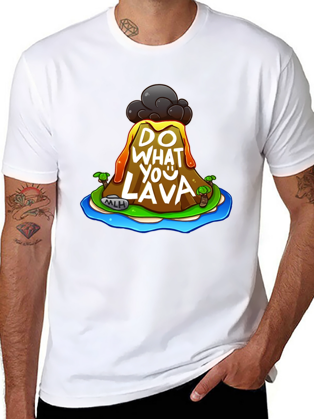 Do What You Lava Graphic T-Shirt - Black