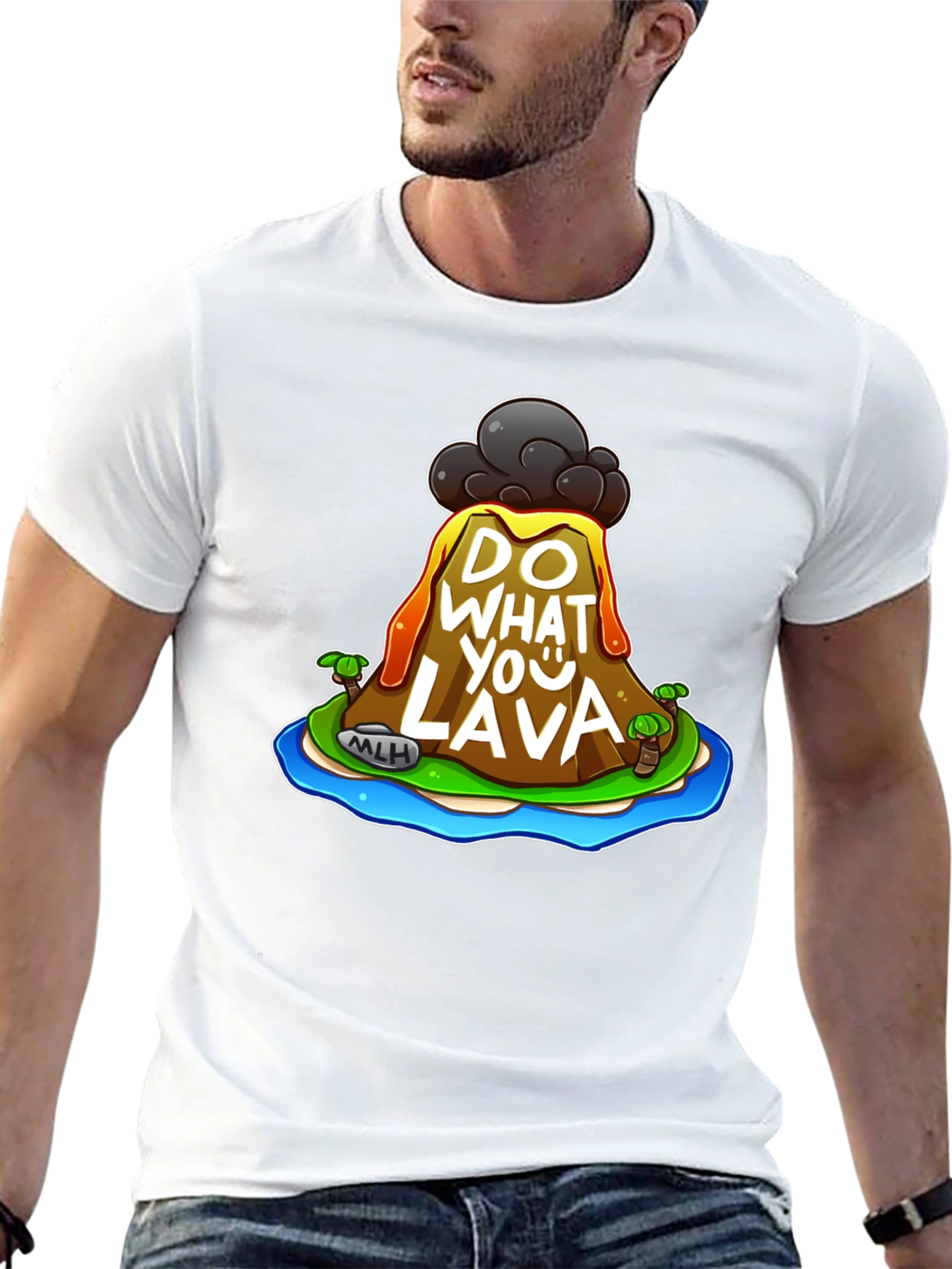 Do What You Lava Graphic T-Shirt - Black