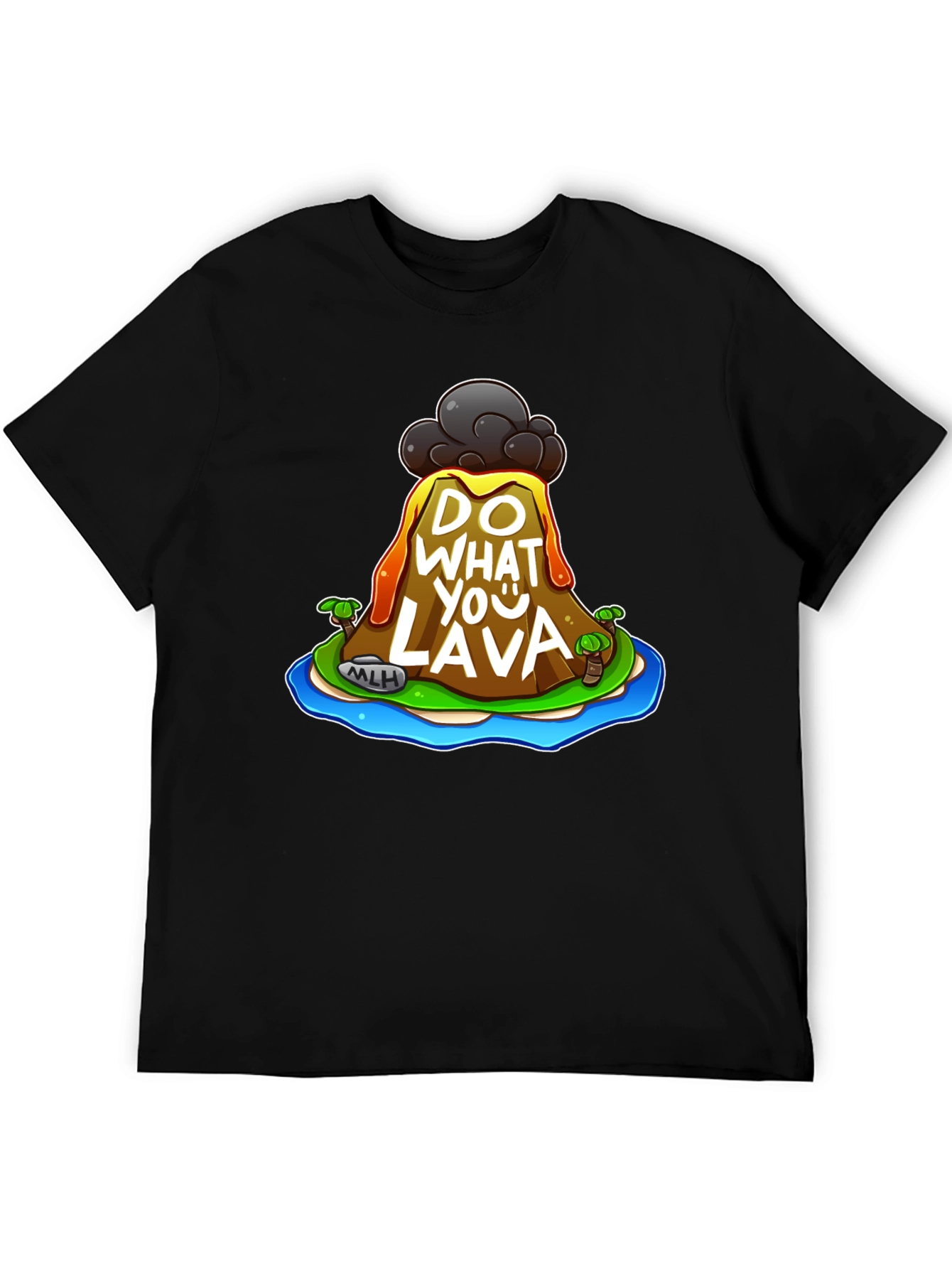 Do What You Lava Graphic T-Shirt - Black