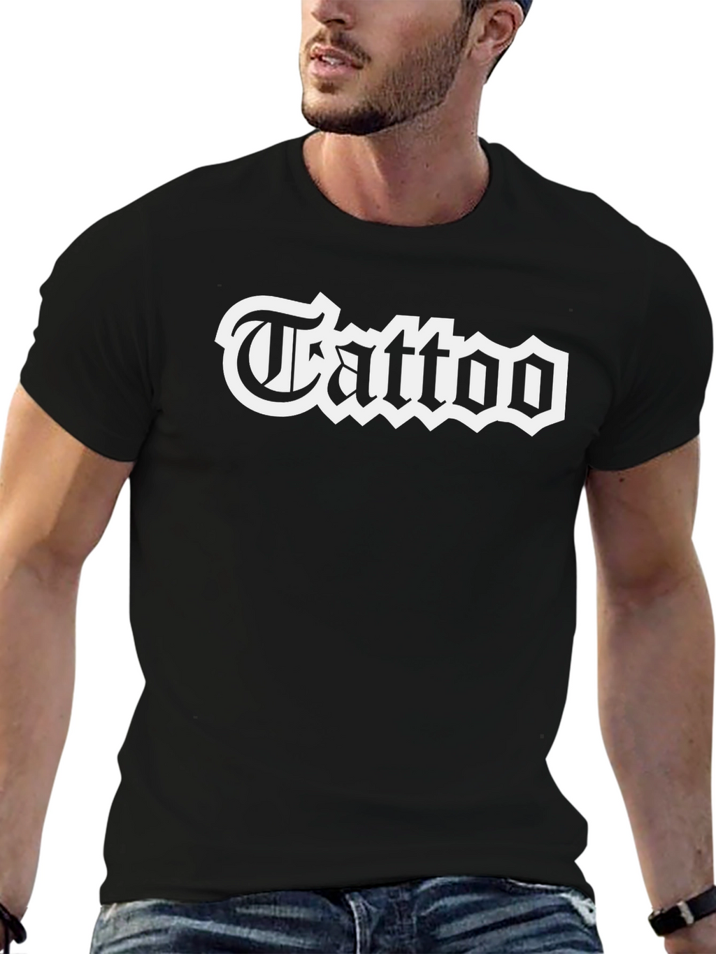 Tattoo Graphic Tee - Black T-Shirt