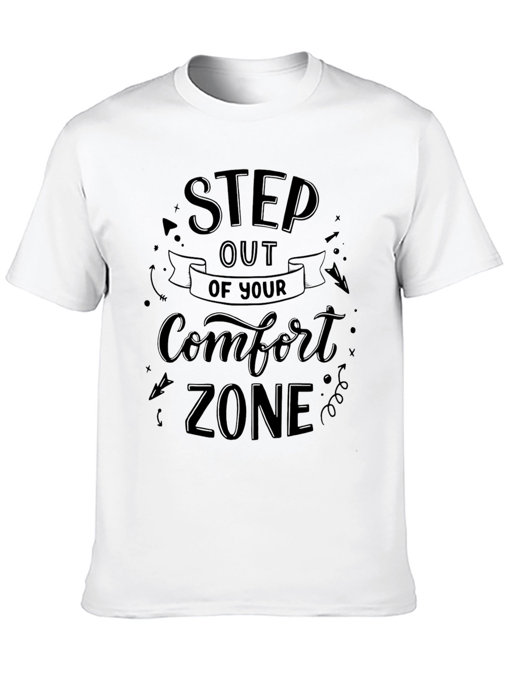 Step Out Comfort Zone Graphic Tee