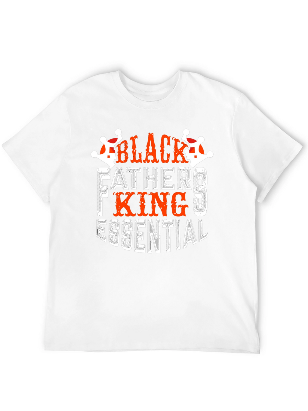 Black Father King Essential Graphic Tee