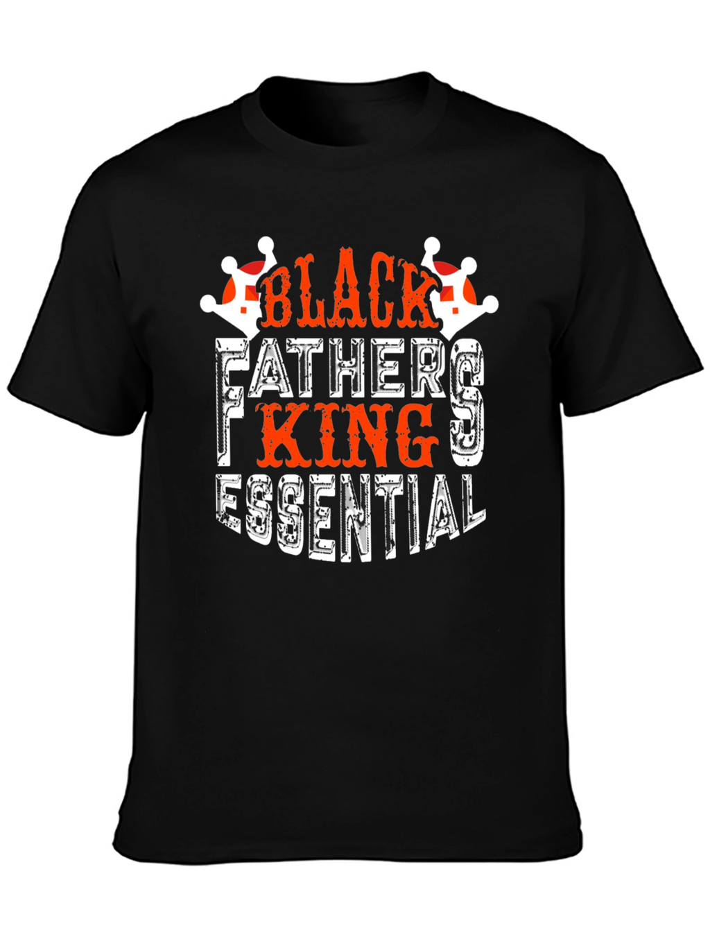 Black Father King Essential Graphic Tee