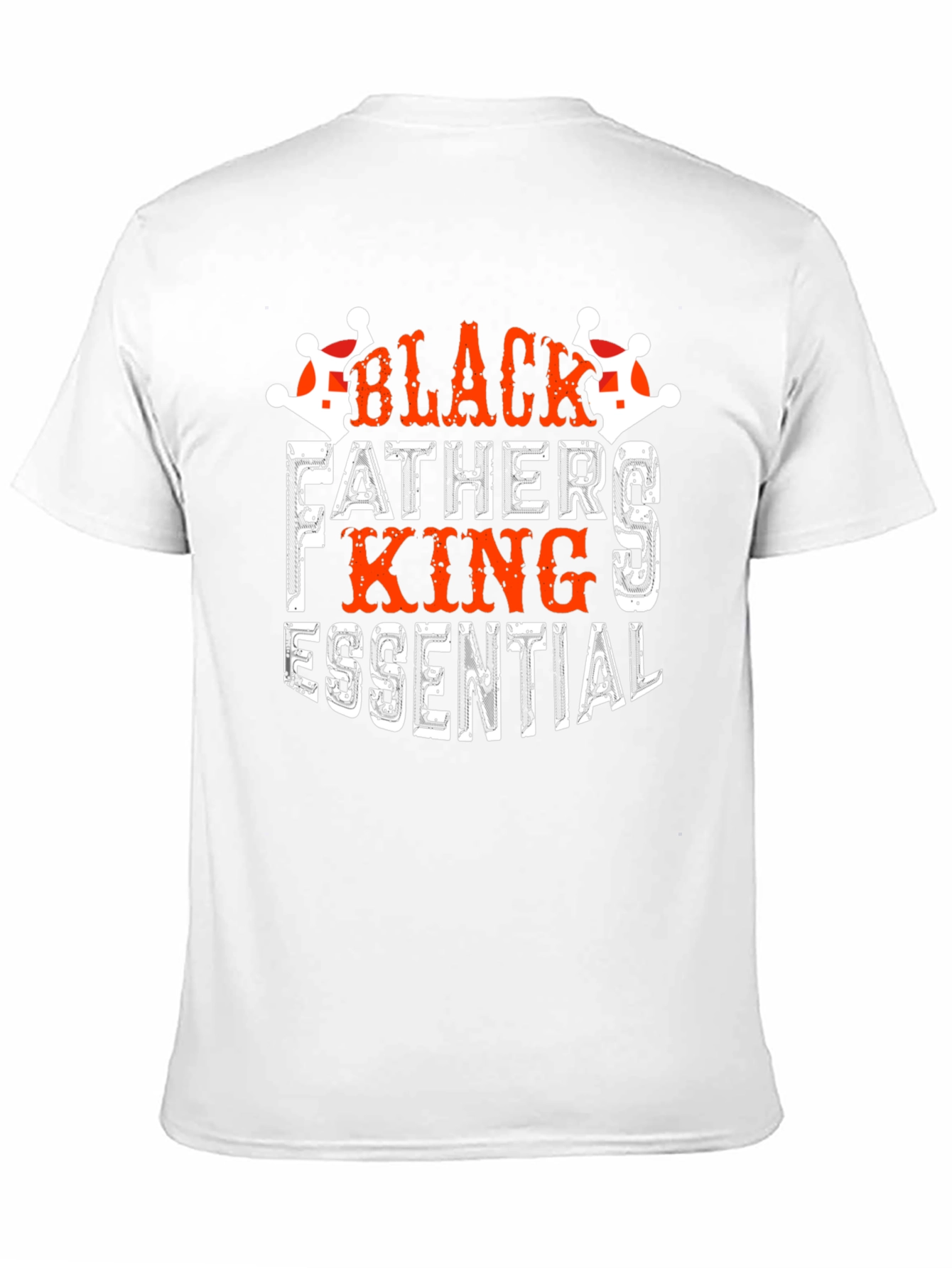 Black Father King Essential Graphic Tee