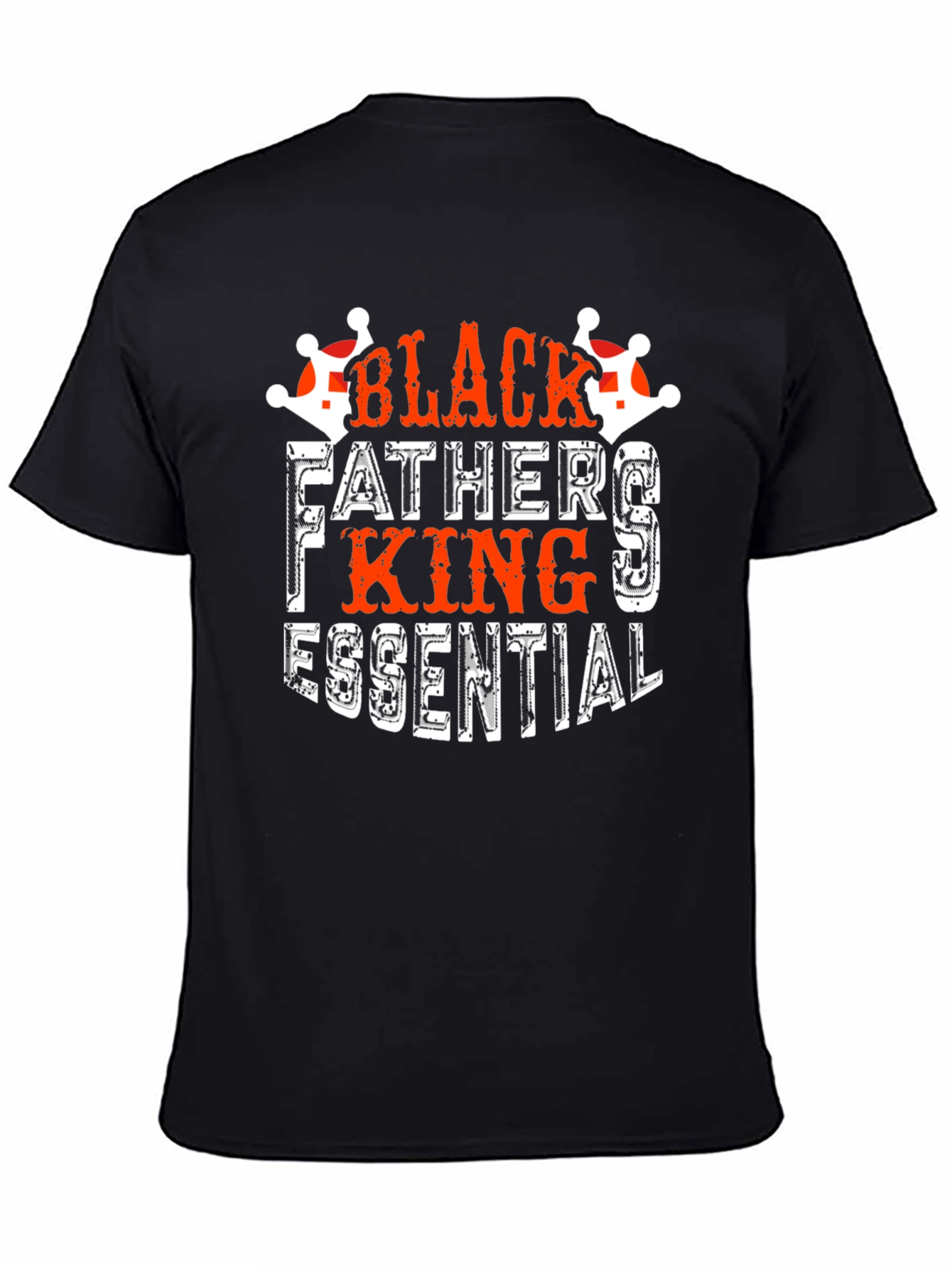 Black Father King Essential Graphic Tee