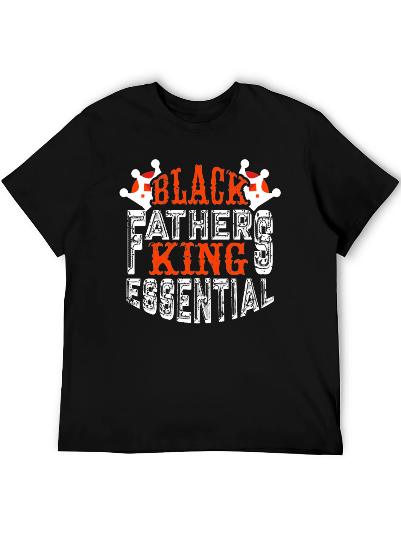 Black Father King Essential Graphic Tee