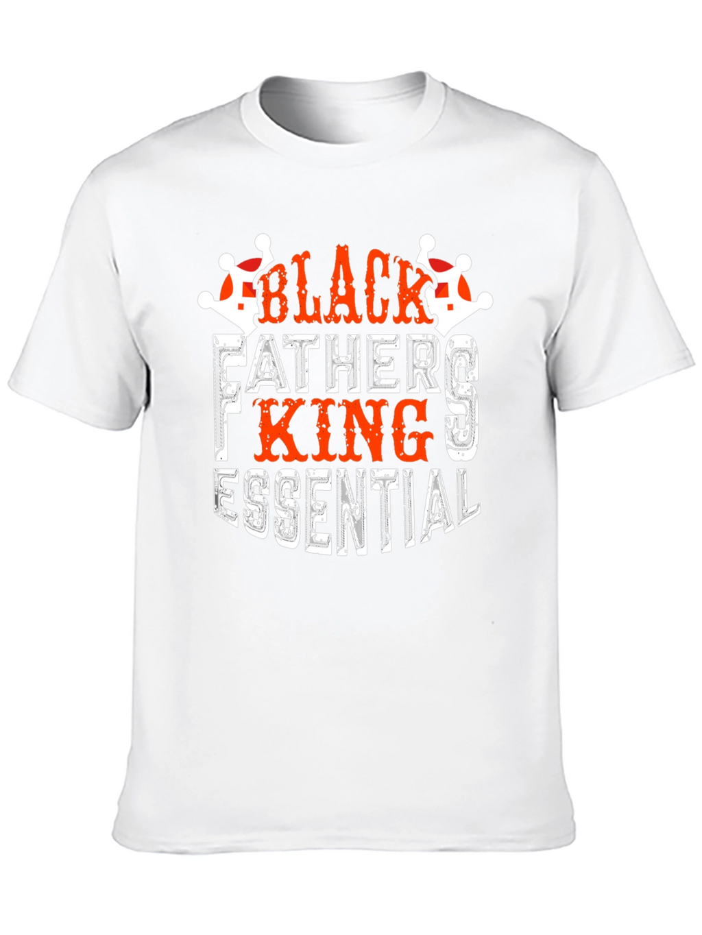 Black Father King Essential Graphic Tee