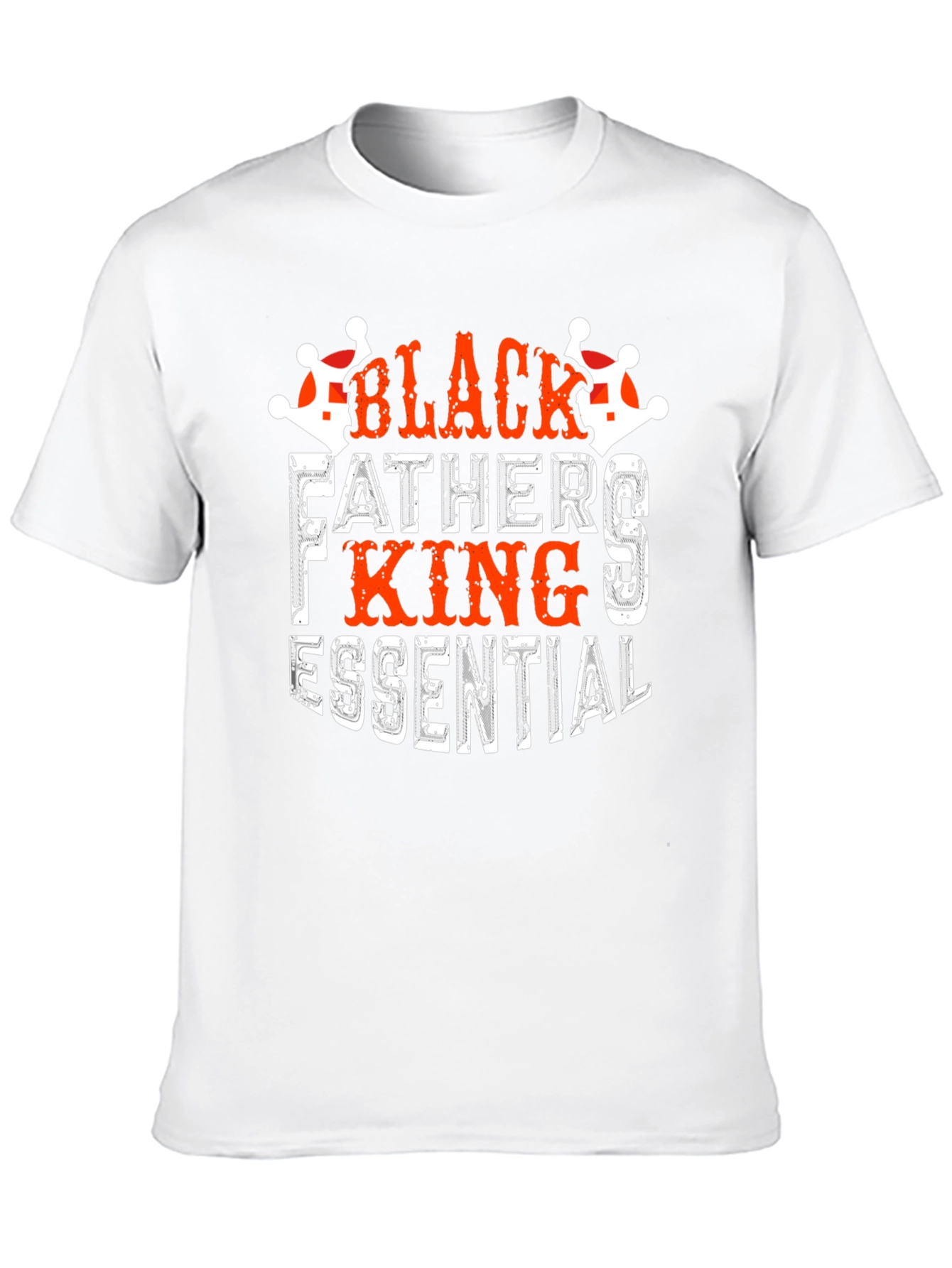 Black Father King Essential Graphic Tee