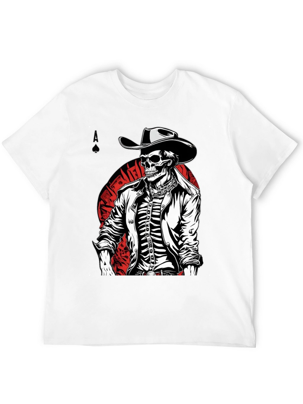 Skeleton Cowboy T-Shirt - Ace of Spades Tee