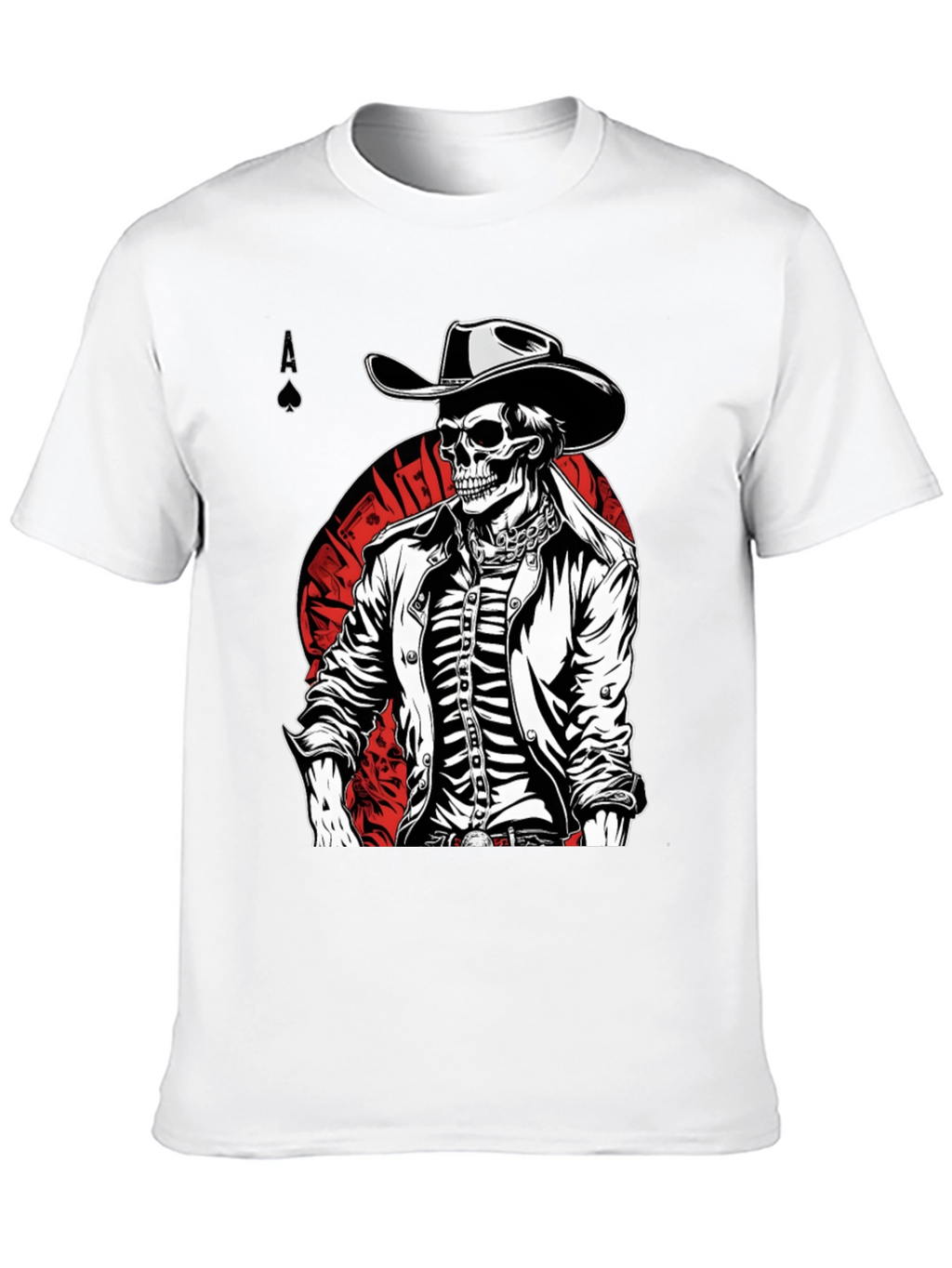 Skeleton Cowboy T-Shirt - Ace of Spades Tee