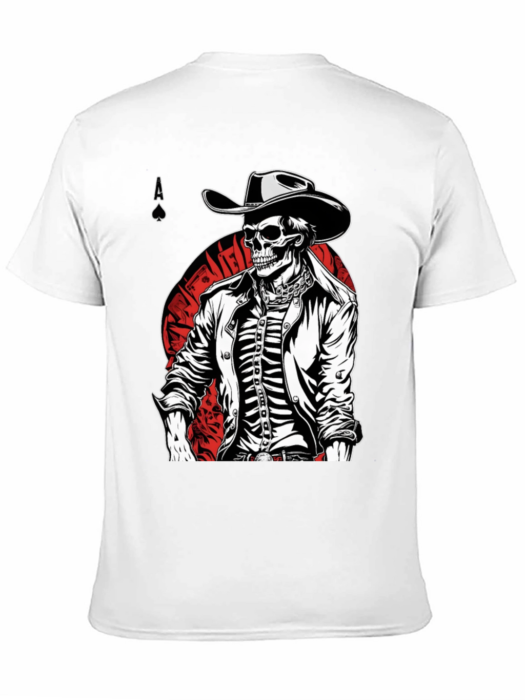 Skeleton Cowboy T-Shirt - Ace of Spades Tee