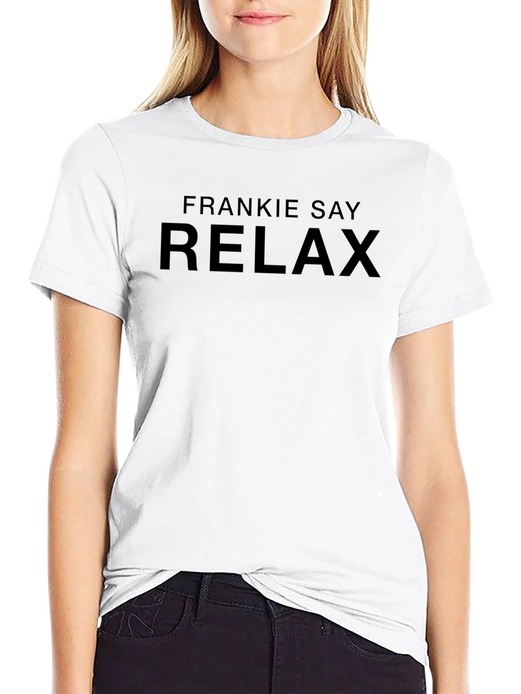 Frankie Say Relax - Black T-Shirt