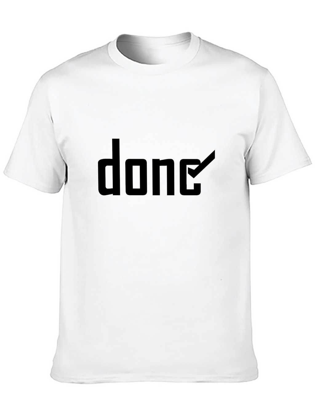 Black Done Graphic Tee - Soft Cotton Blend